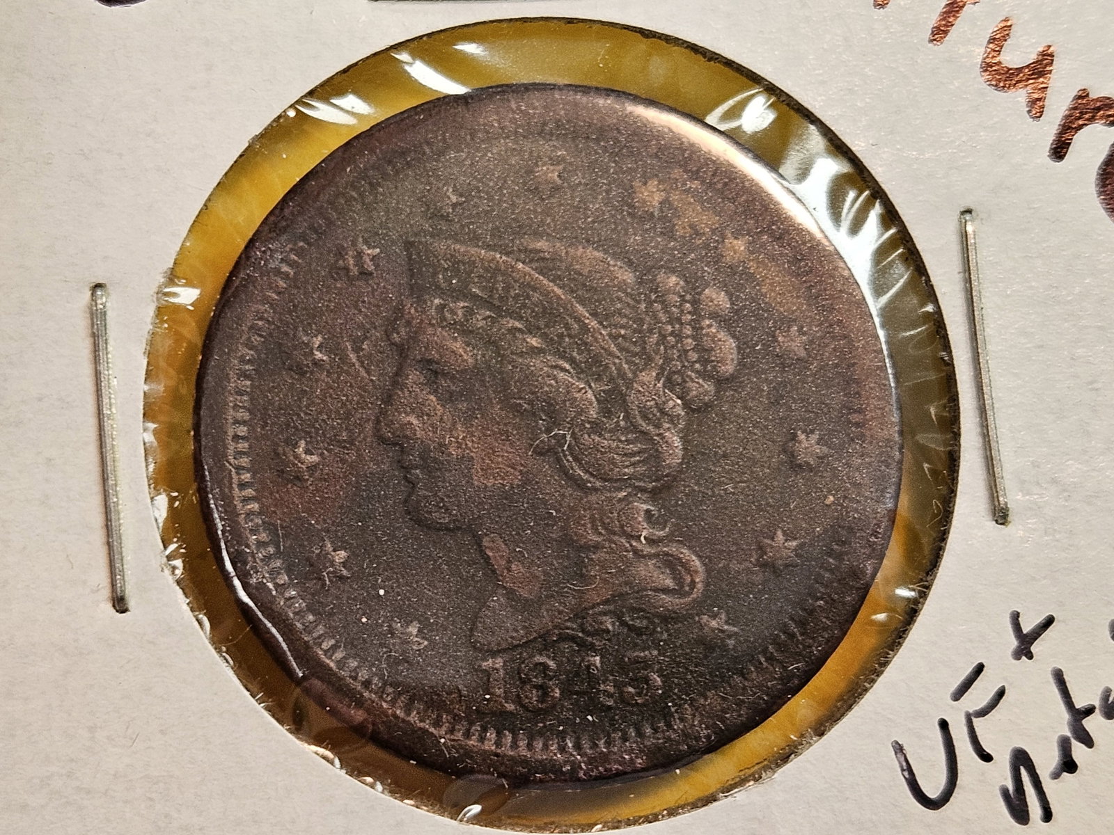 Three Braided Hair Large cents - 2