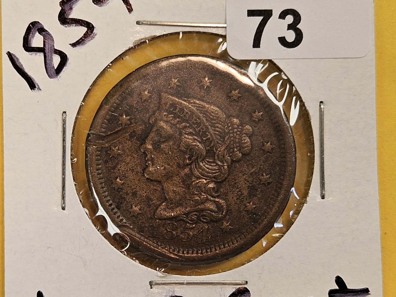 Three Braided Hair Large cents - 4