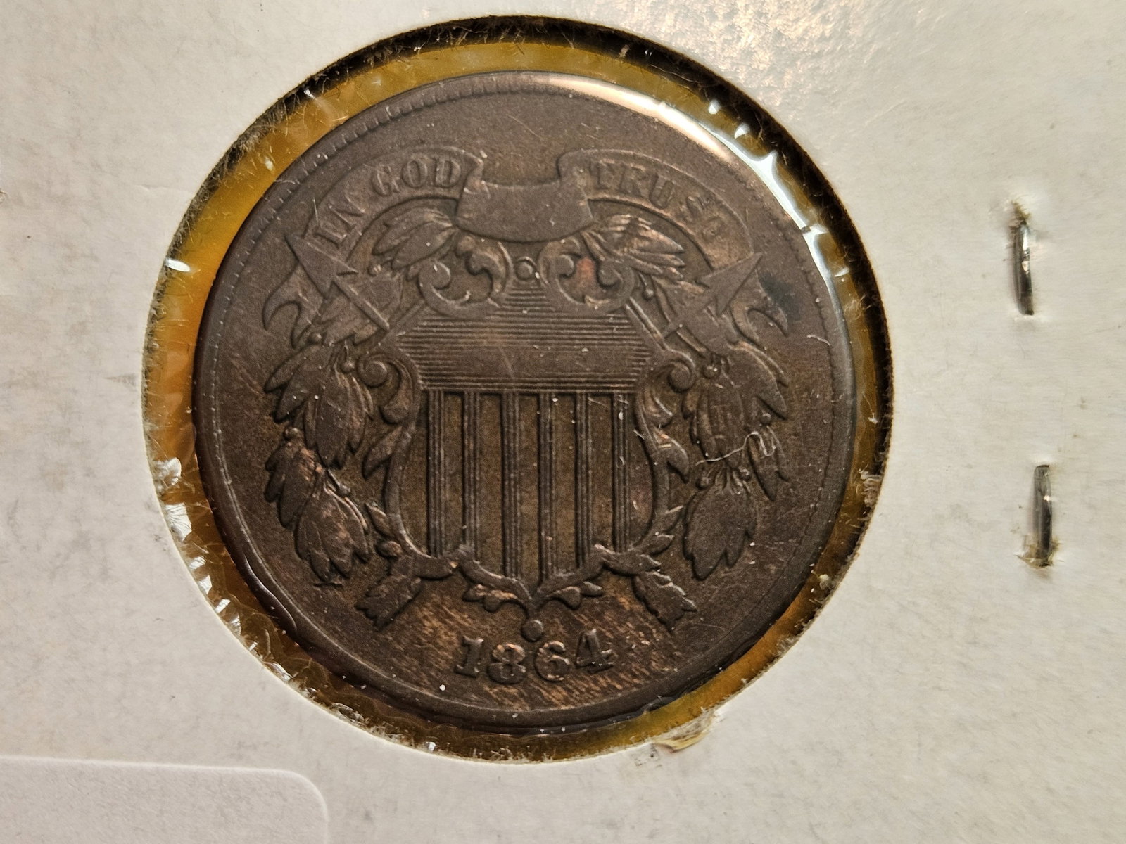 1864 and 1868 Two Cent pieces - 2