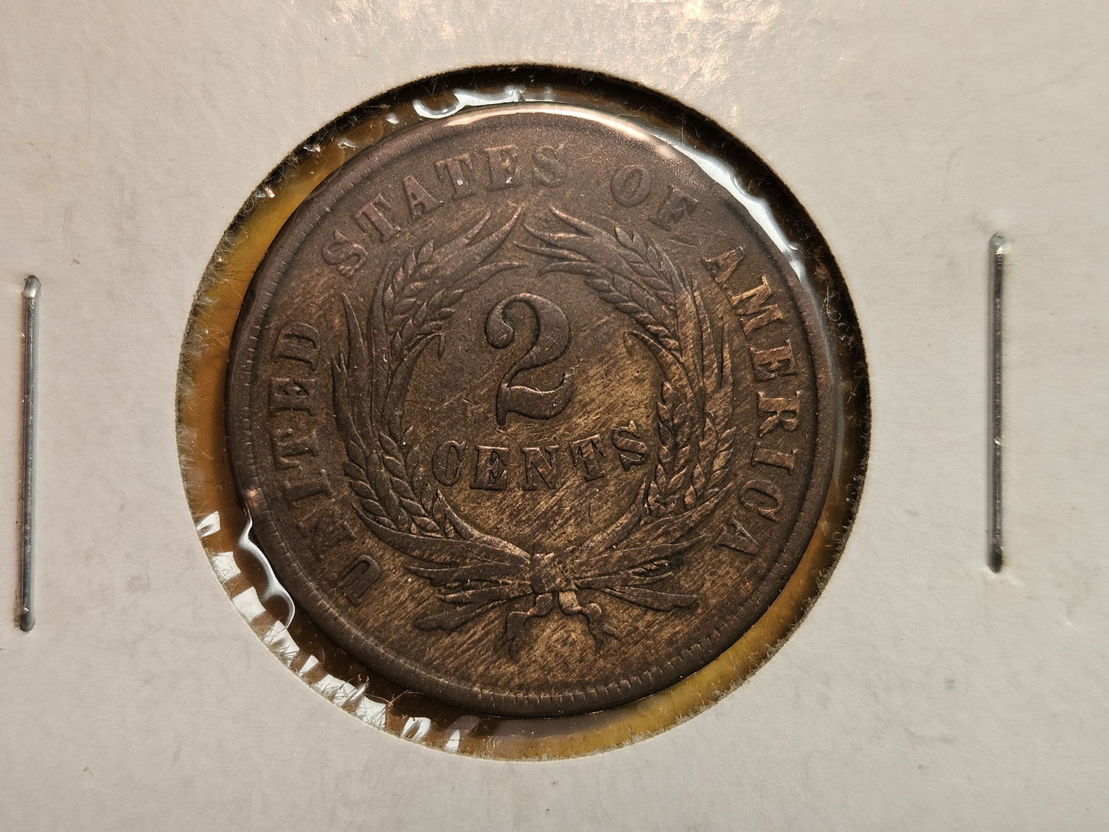1864 and 1868 Two Cent pieces - 3