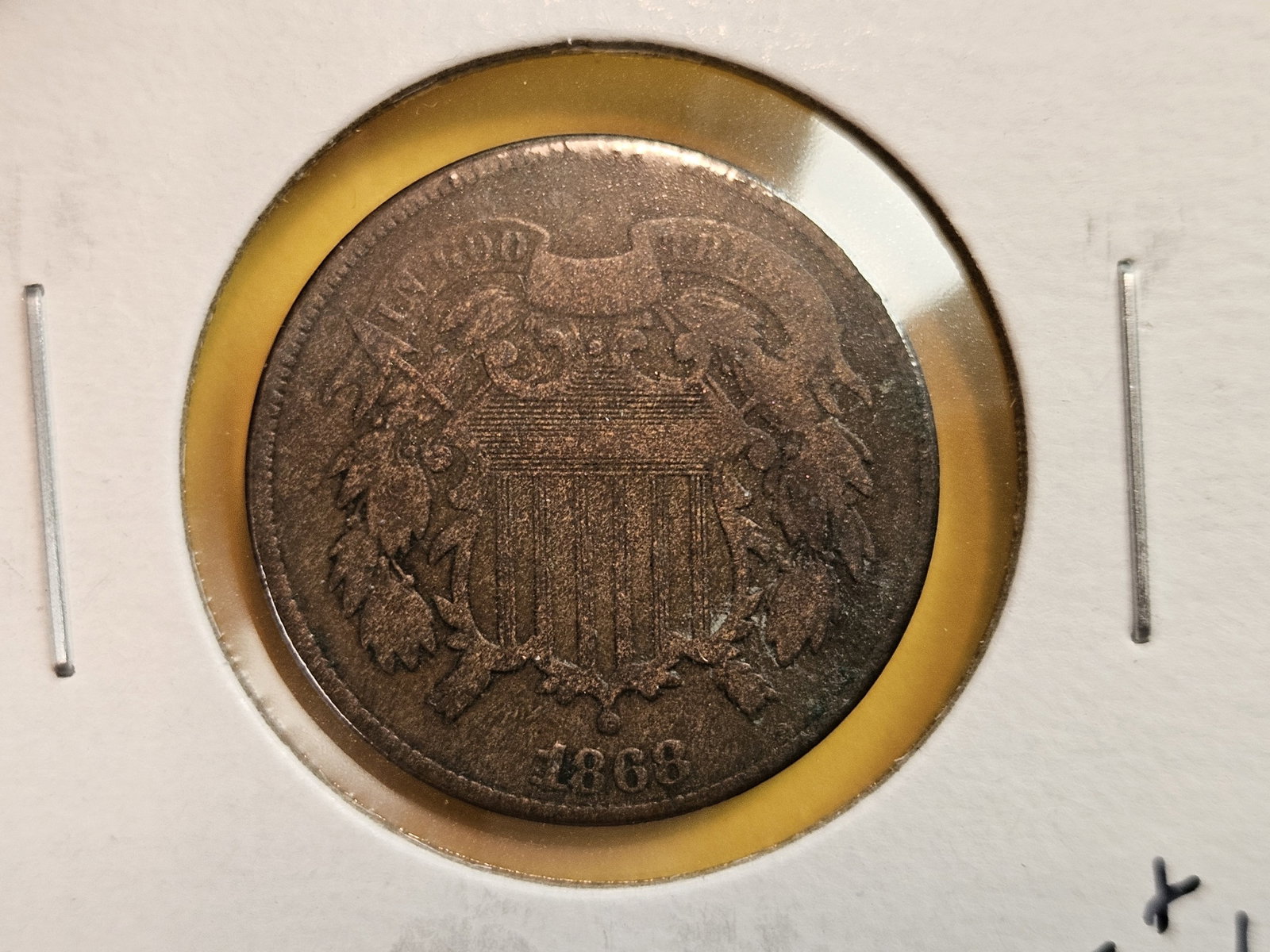 1864 and 1868 Two Cent pieces - 4