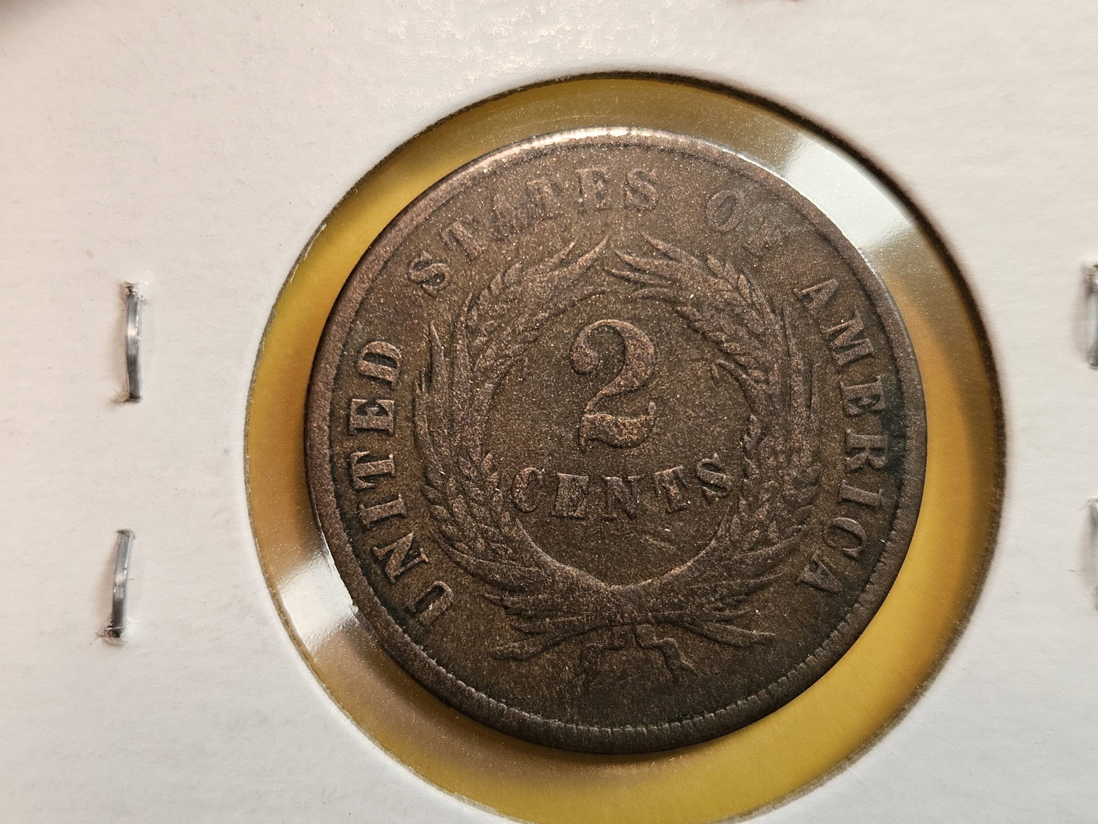 1864 and 1868 Two Cent pieces - 5