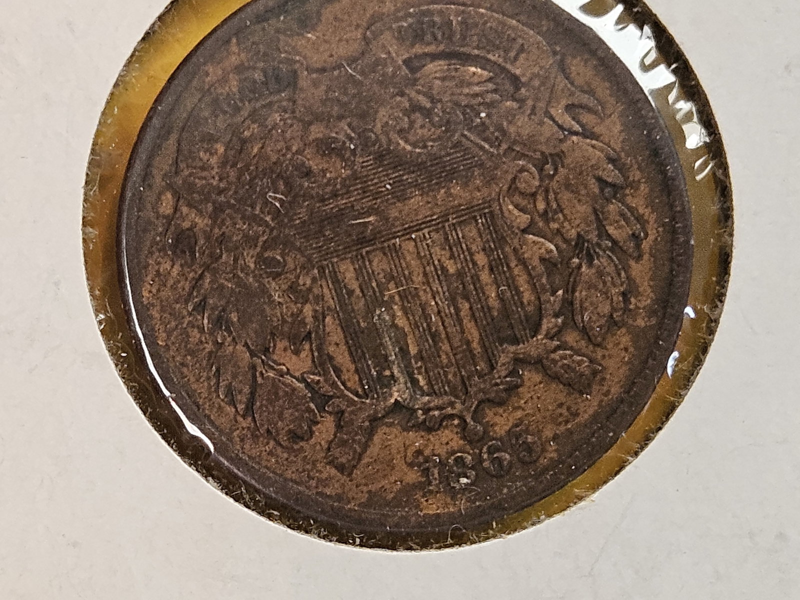 1868 and 1865 Two Cent Pieces - 4