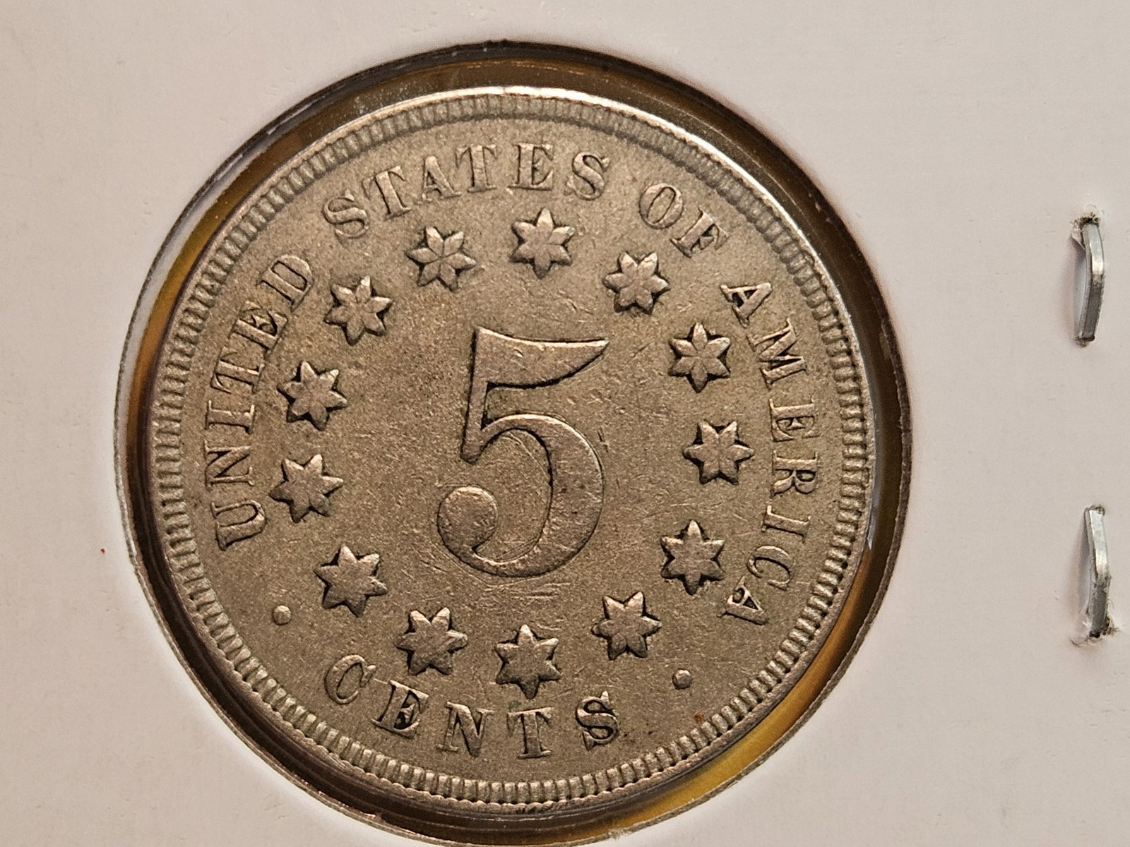 1867 Shield Nickel - 3