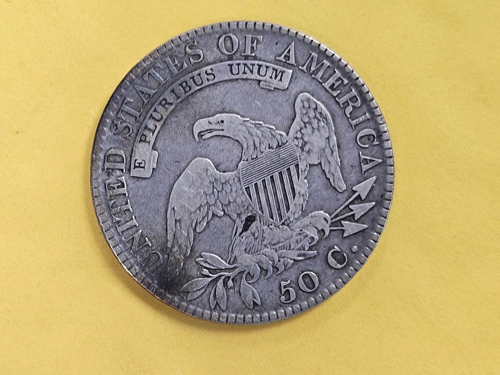 1821 Capped Bust Half Dollar in Fine plus - 5