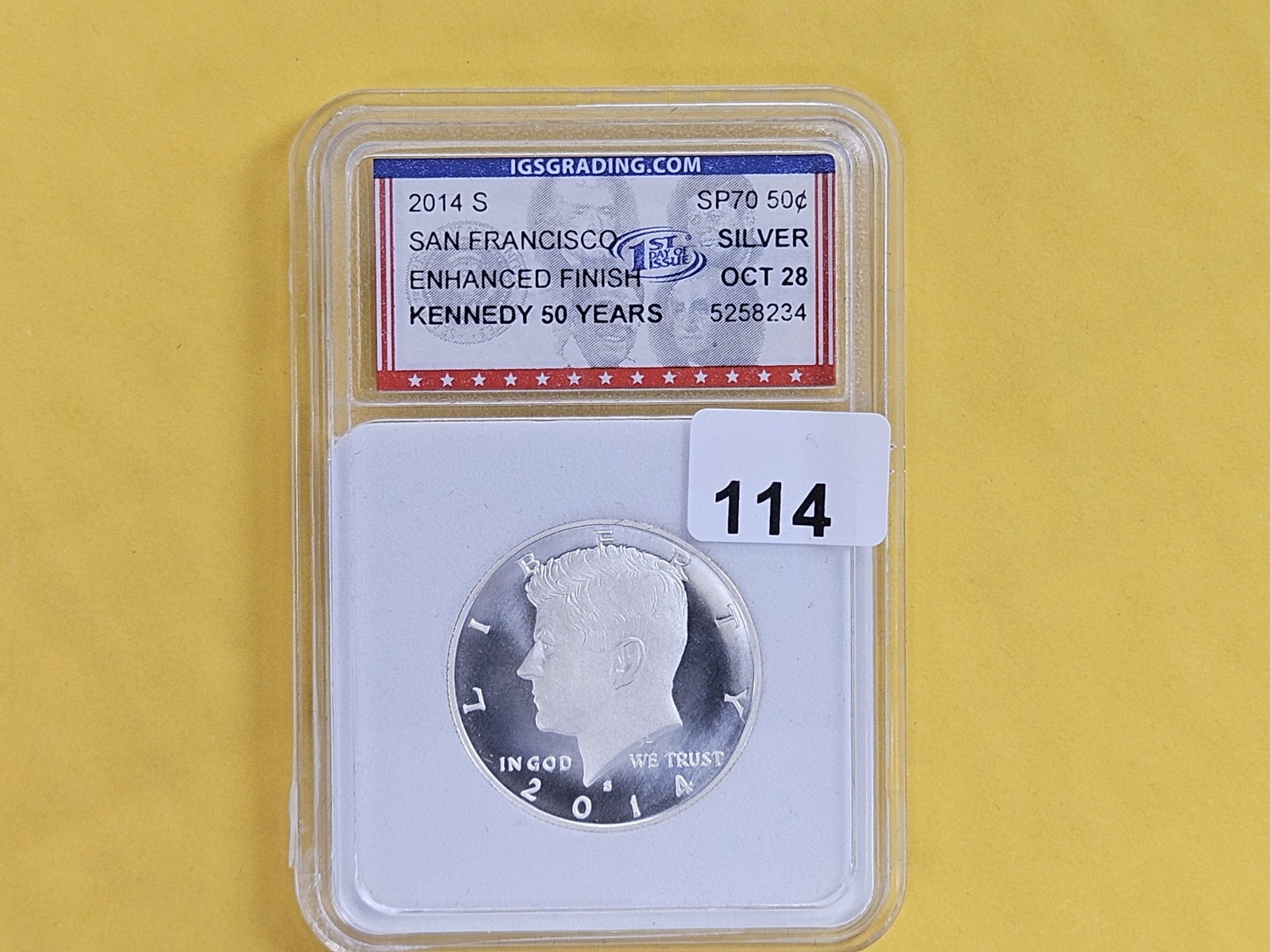 GEM Specimen SILVER 2014-S Kennedy Half Dollar - 2