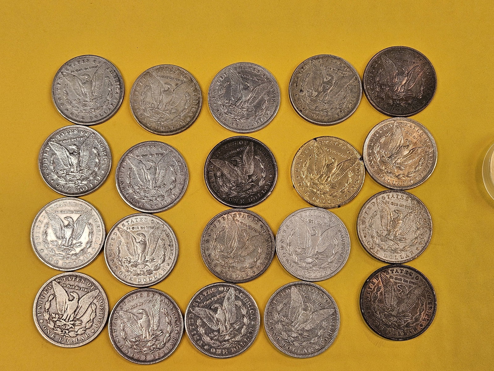 ** FULL ROLL ** Twenty Morgan Silver Dollars - 6