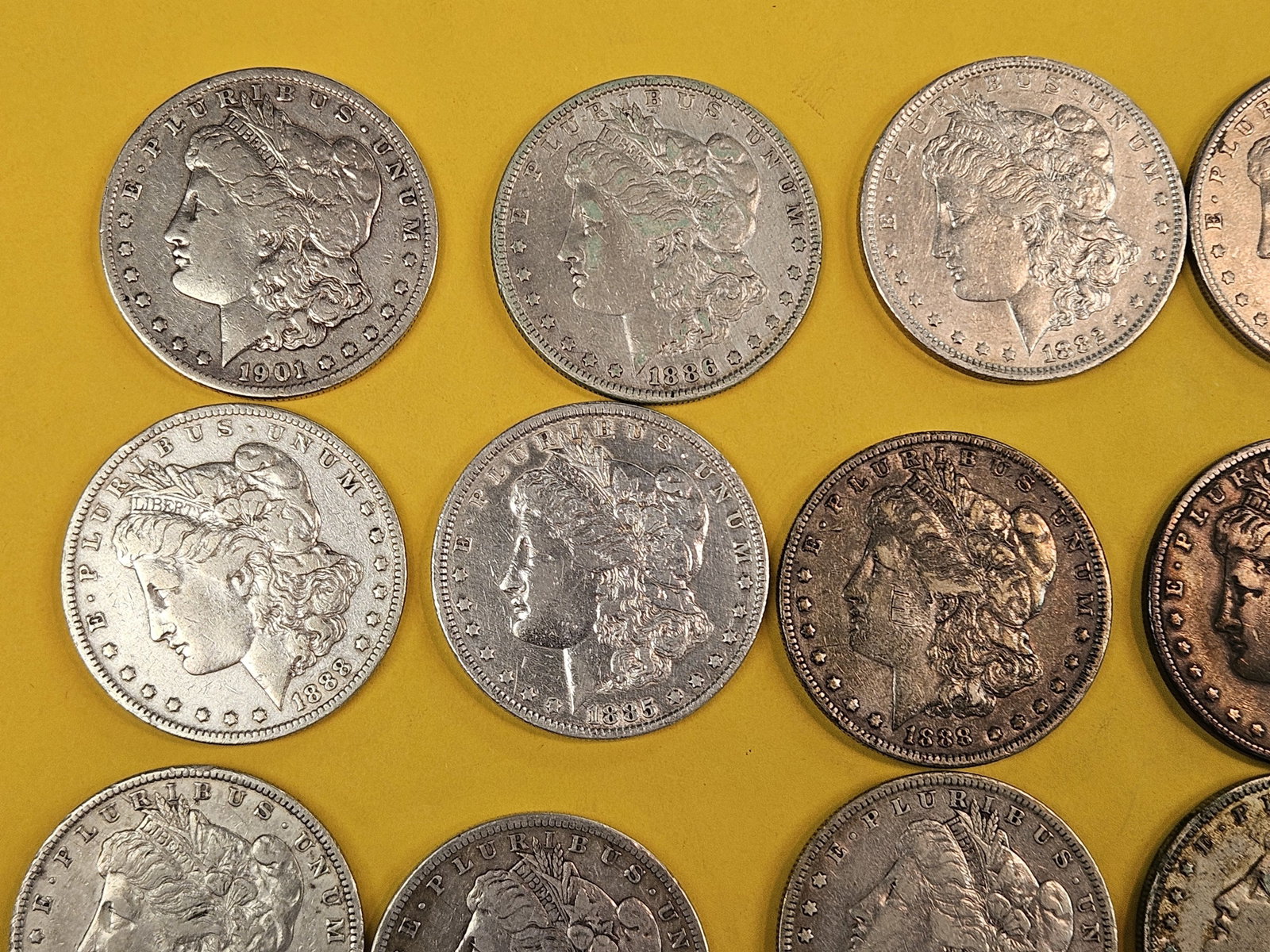 ** FULL ROLL ** Twenty Morgan Silver Dollars - 2
