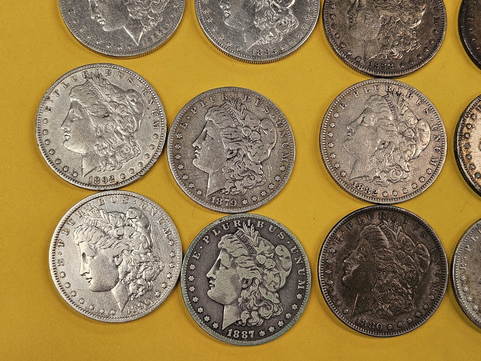 ** FULL ROLL ** Twenty Morgan Silver Dollars - 4