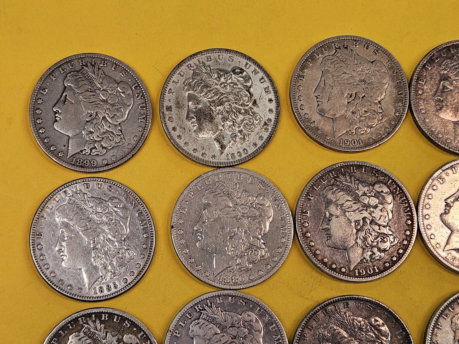 ** FULL ROLL ** Twenty Morgan Silver Dollars - 2