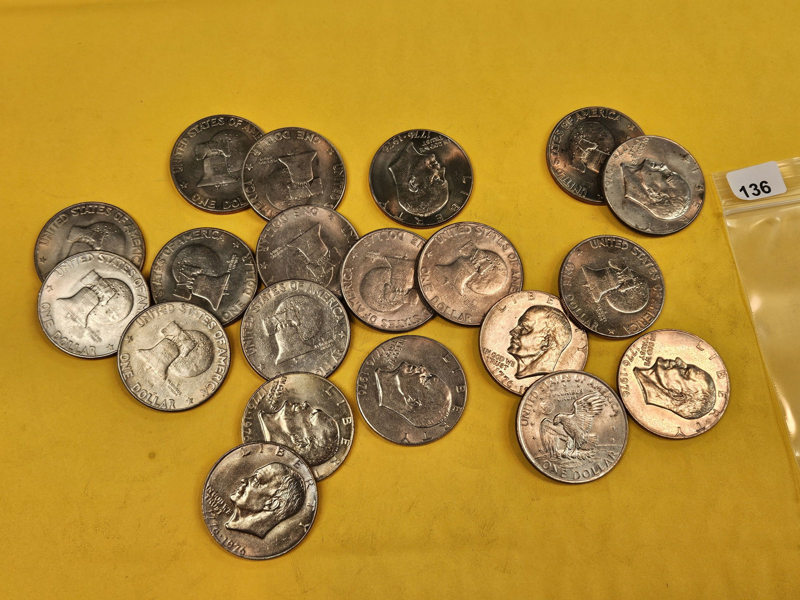 Twenty Eisenhower Dollars - 2