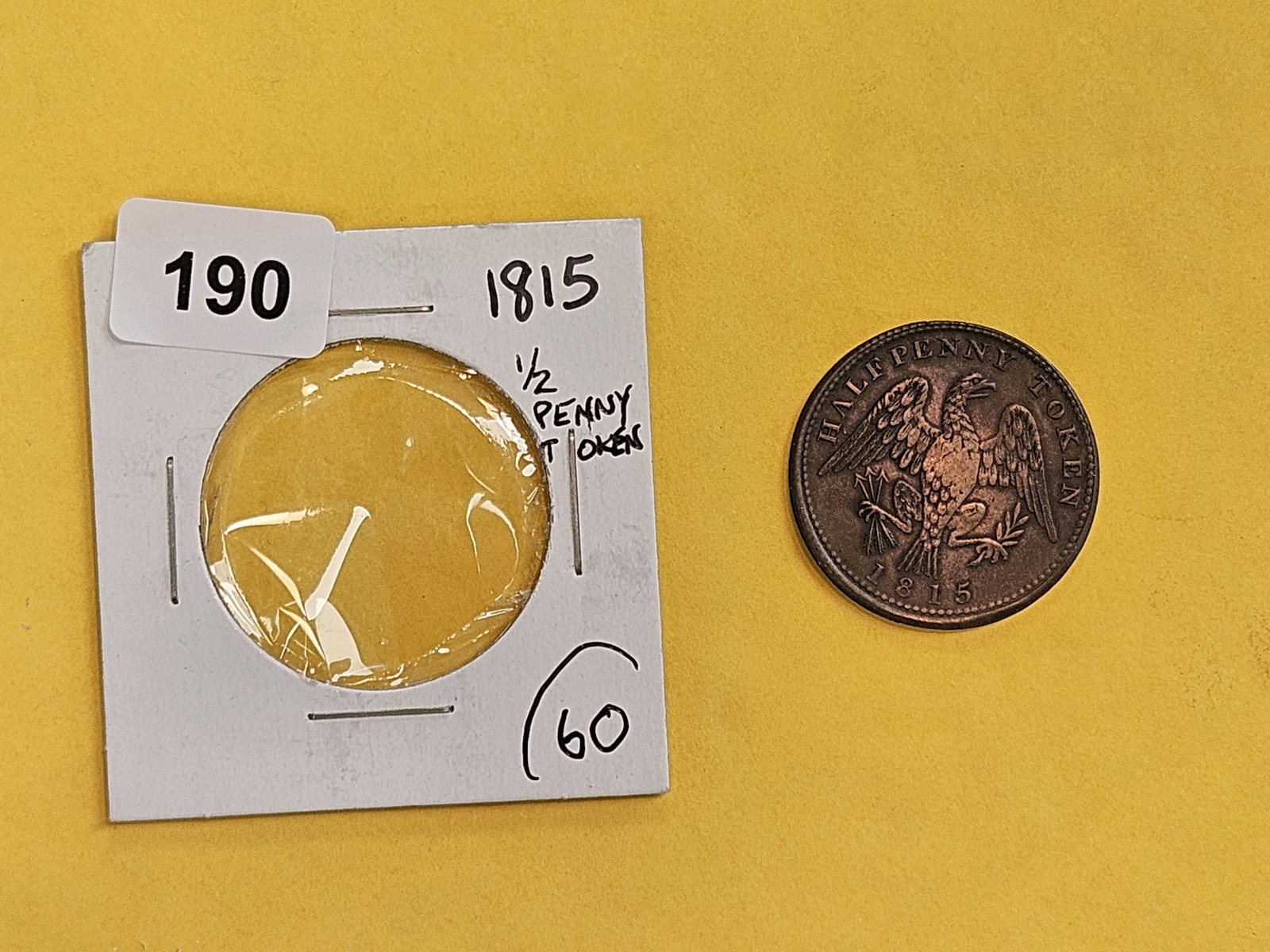 1815 Half-Penny copper token - 2