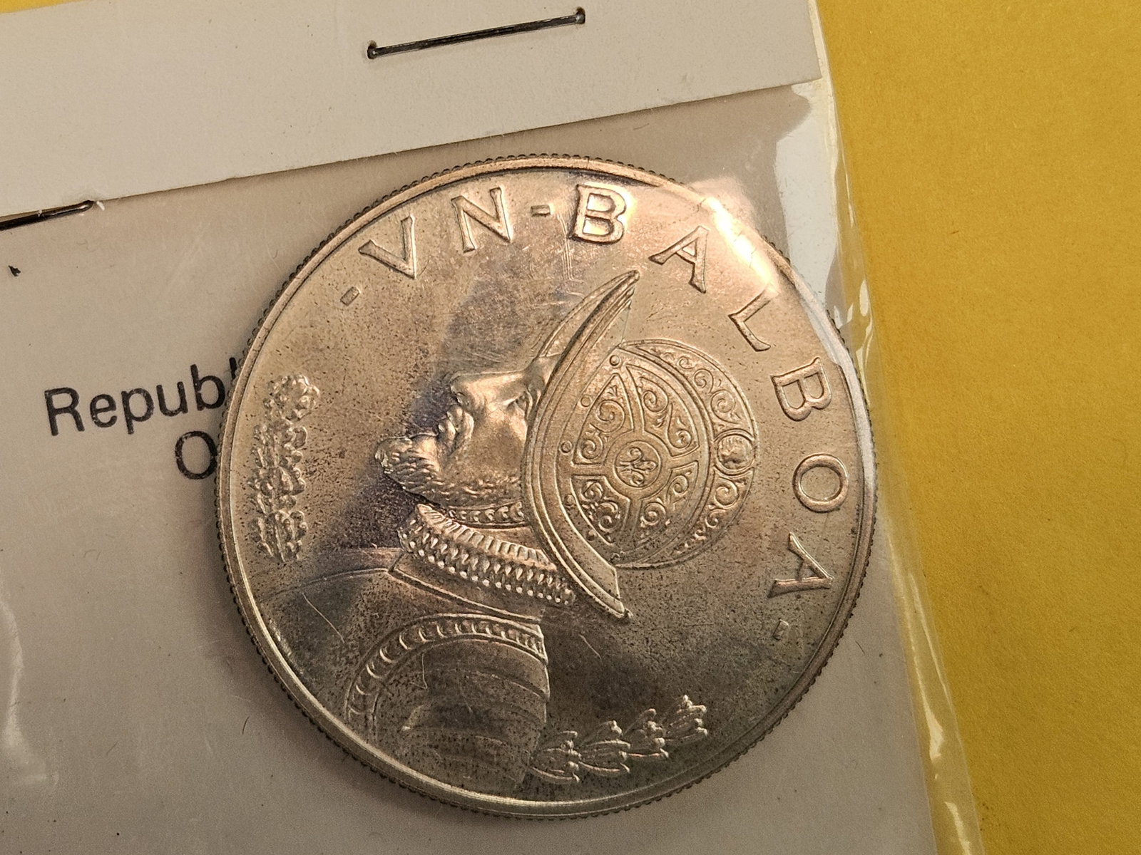 1973 Republic of Panama GEM Proof Silver One Balboa - 2