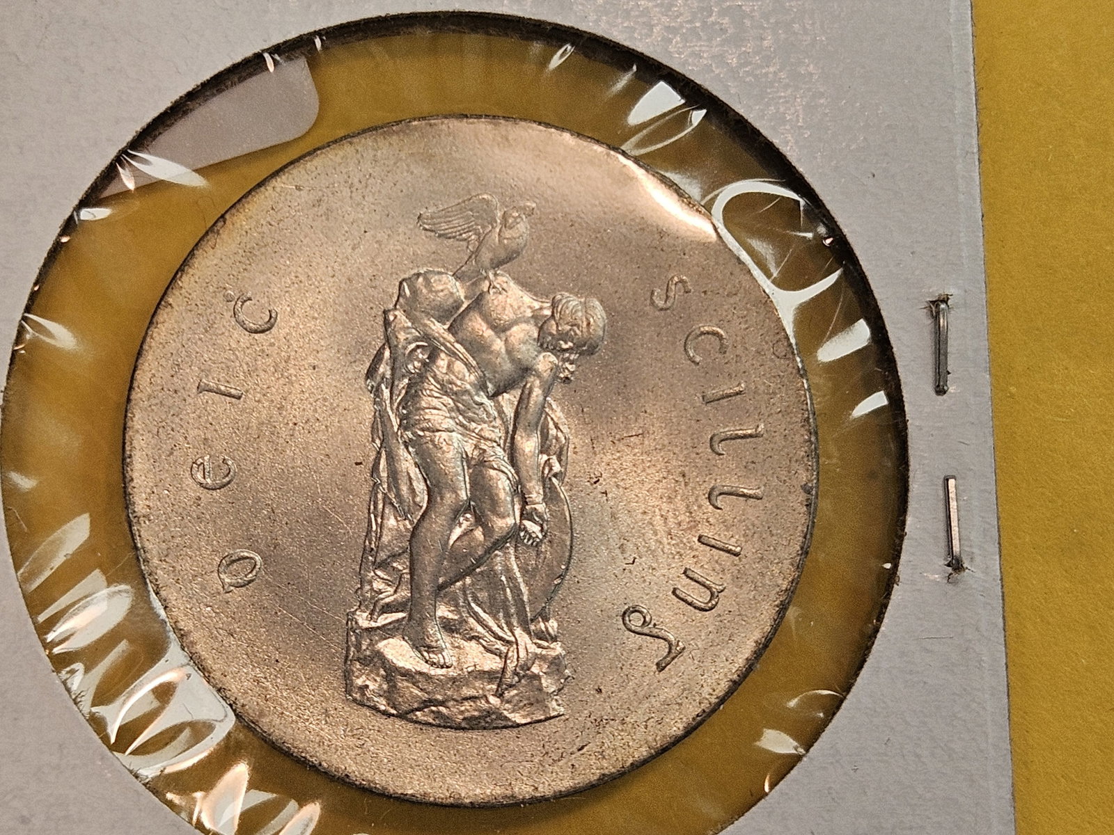 Choice Brilliant Uncirculated 1966 Ireland silver 10 schilling - 4