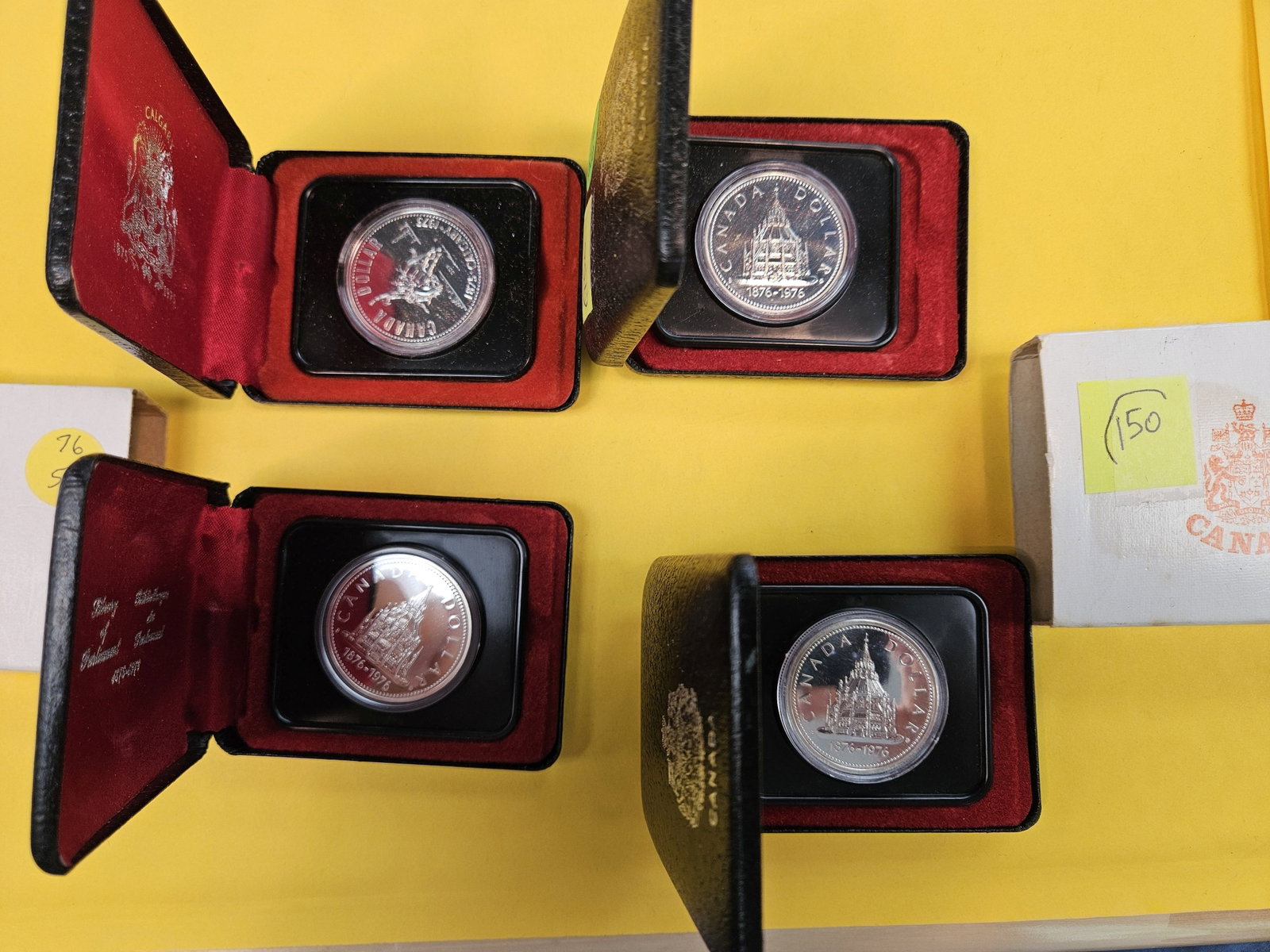 Four Canadian Silver Dollars - 2