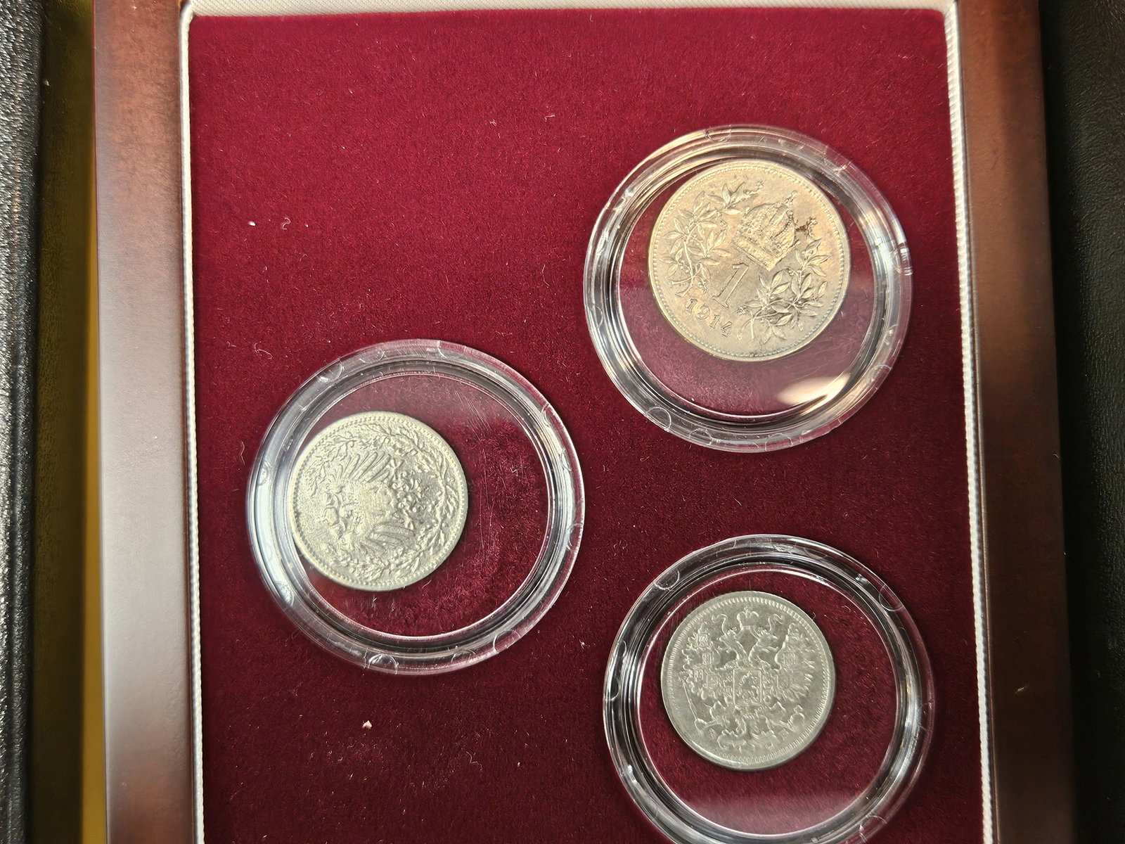 Three silver World Coin set - 4