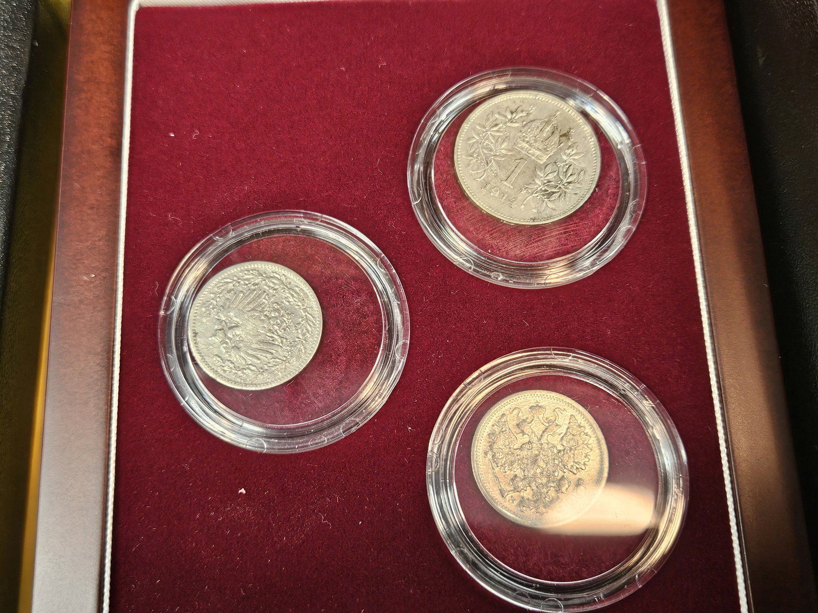 Three silver World Coin set - 5