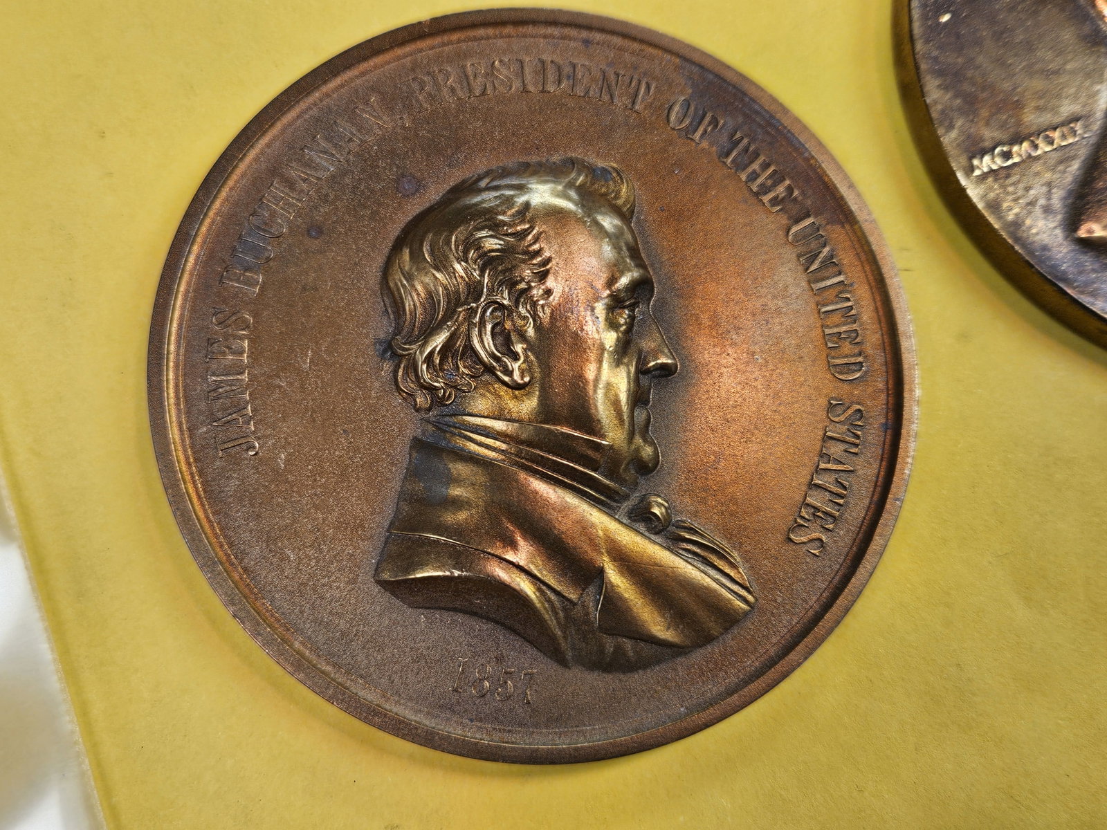 Exonumia! Two Large Bronze Commemorative Medals - 2