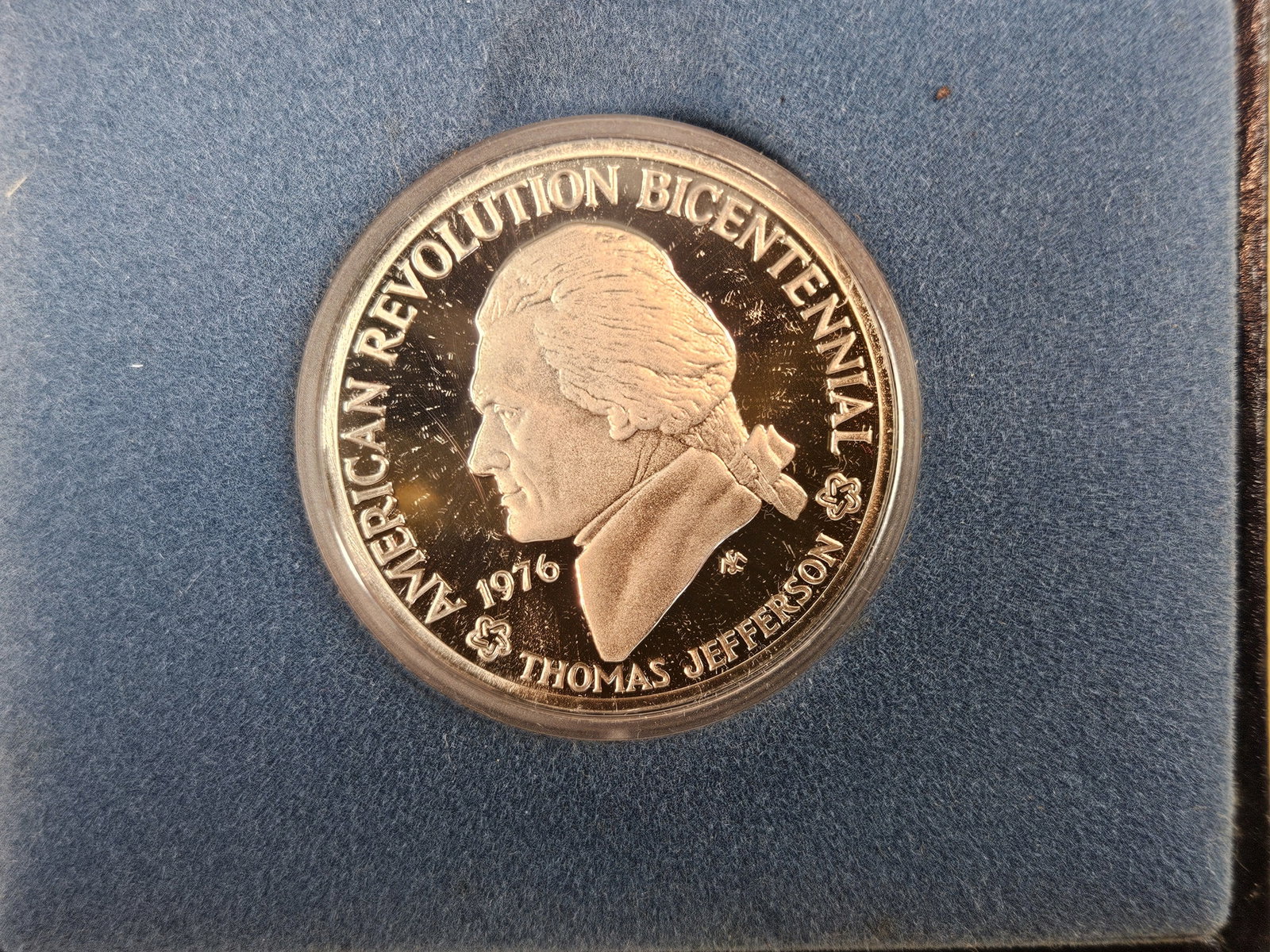 1976 GEM Proof Deep Cameo Sterling Silver Bicentennial Medal - 3