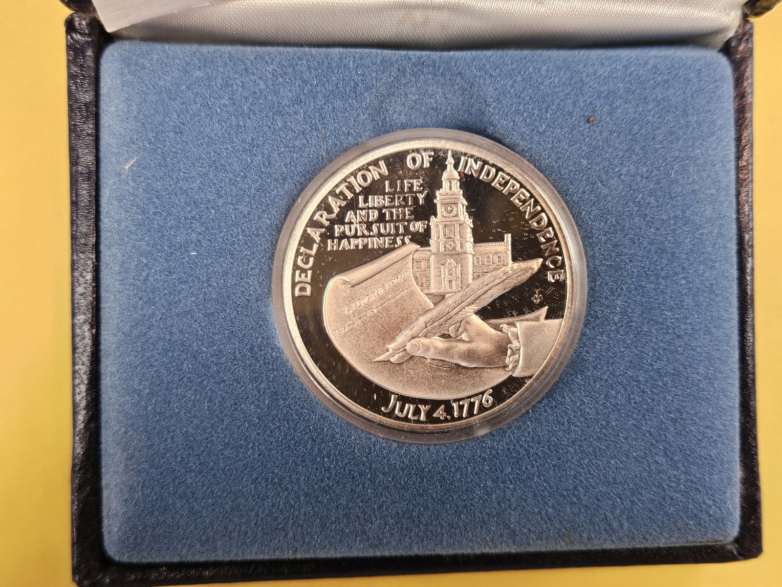 1976 GEM Proof Deep Cameo Sterling Silver Bicentennial Medal - 4