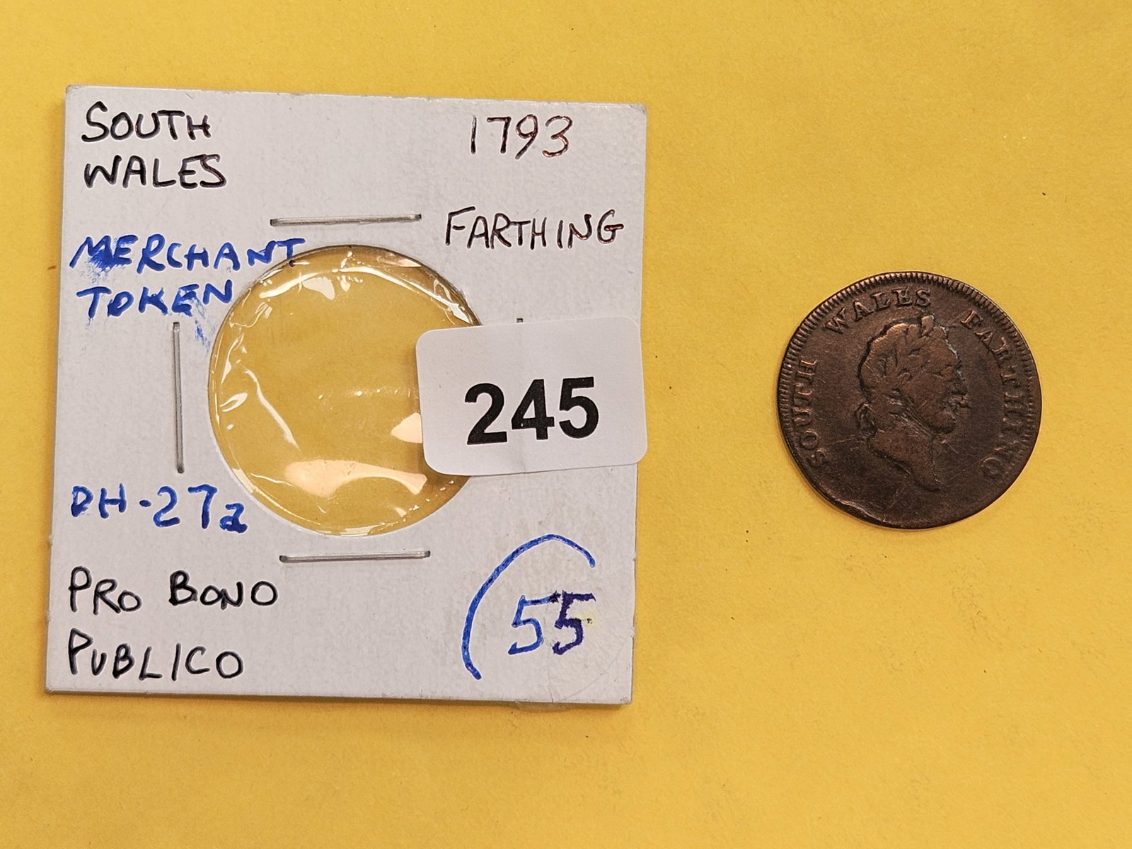 Cool 1793 South Wales Farthing - 2