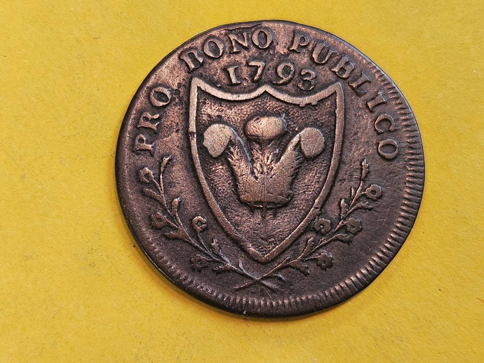 Cool 1793 South Wales Farthing - 3