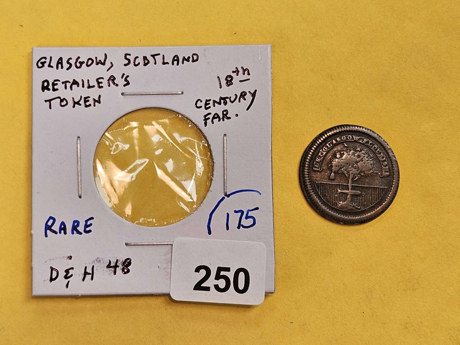 Rare 18th Century Scotland Retailer's Token - 2