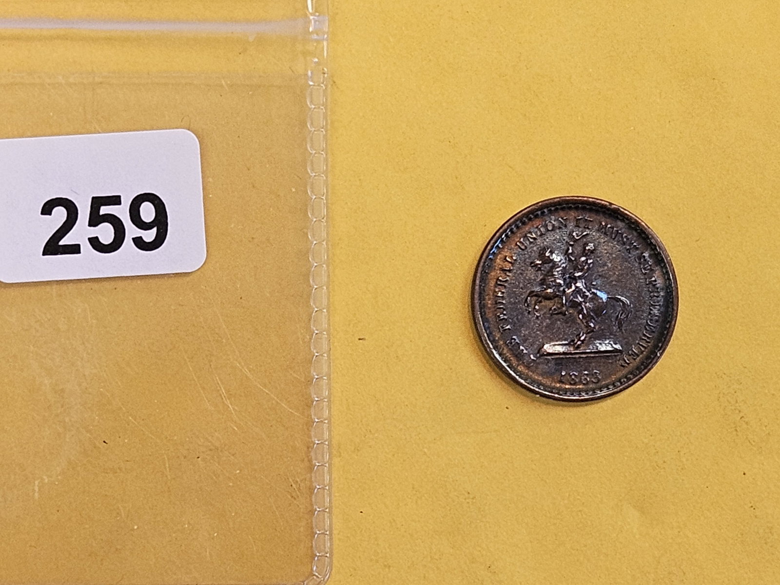 1863 Civil War Token - 2
