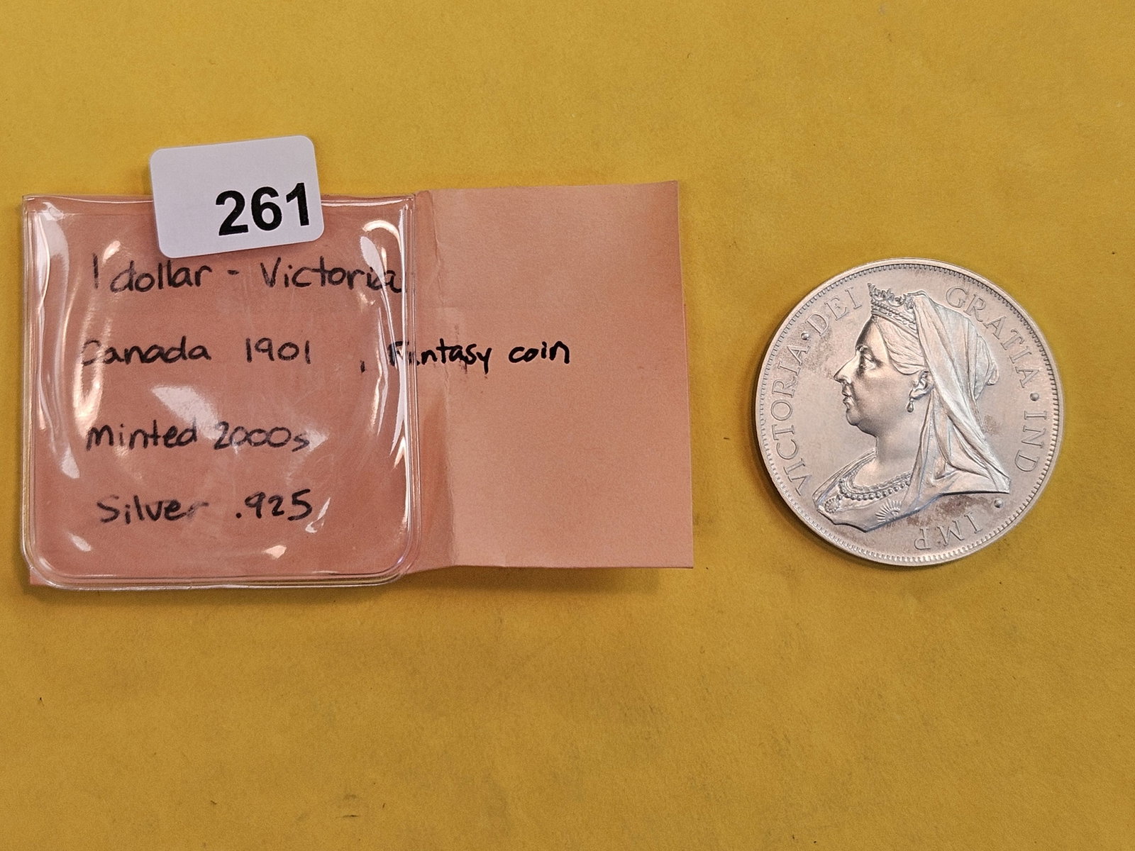 GEM! Victoria Silver Dollar - 2