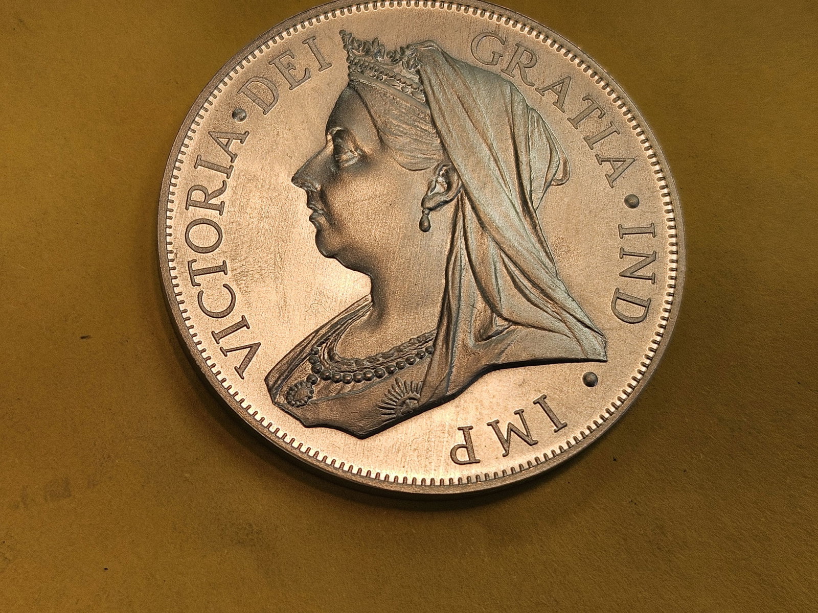 GEM! Victoria Silver Dollar - 3