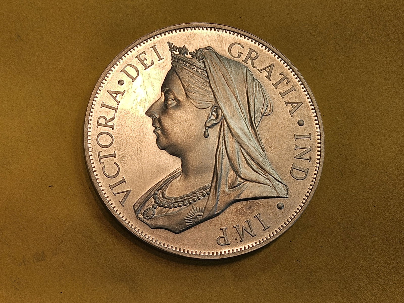 GEM! Victoria Silver Dollar - 4