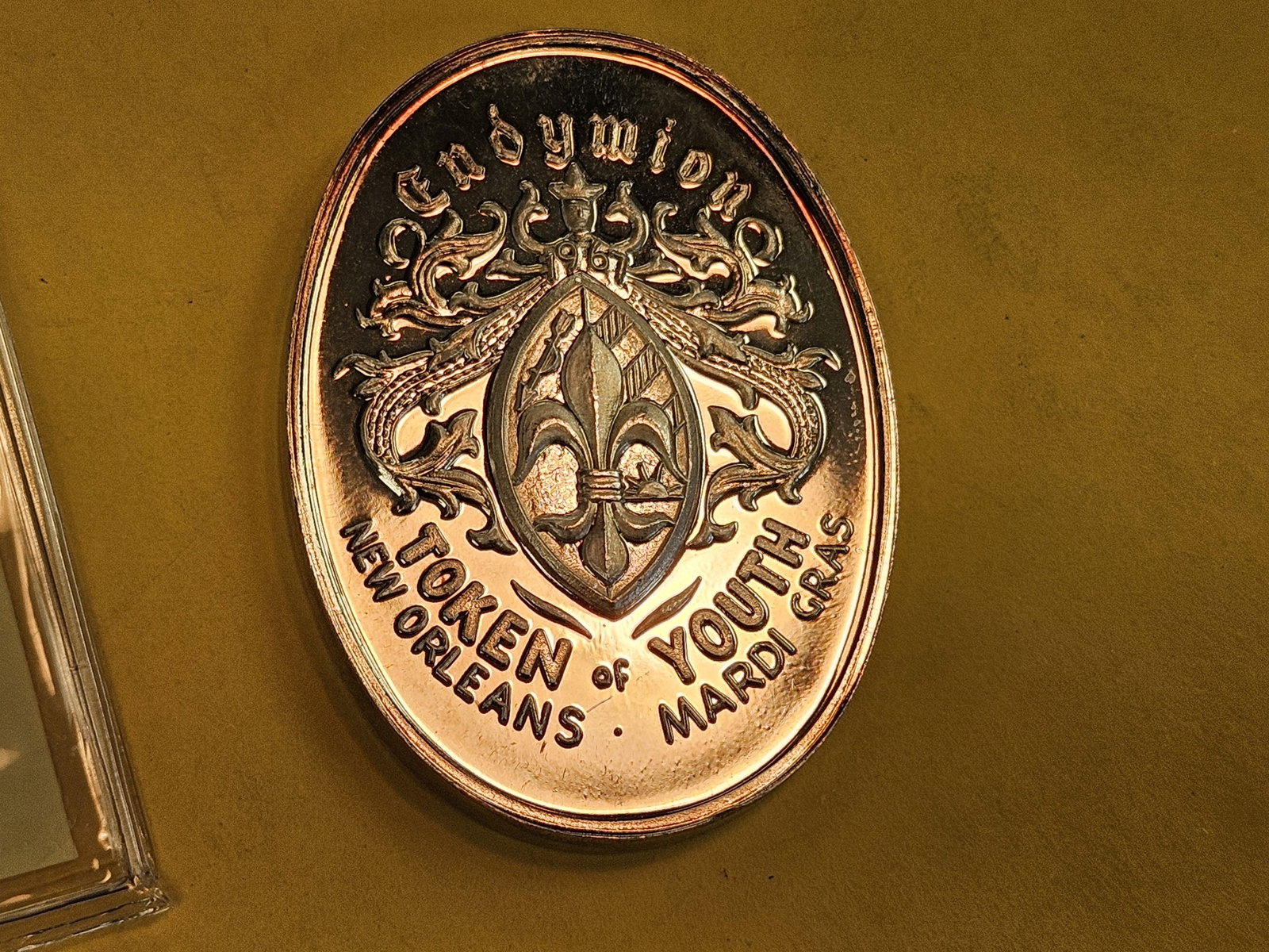 ** RARE ** New Orleans Mardi Gras SILVER Token! - 3