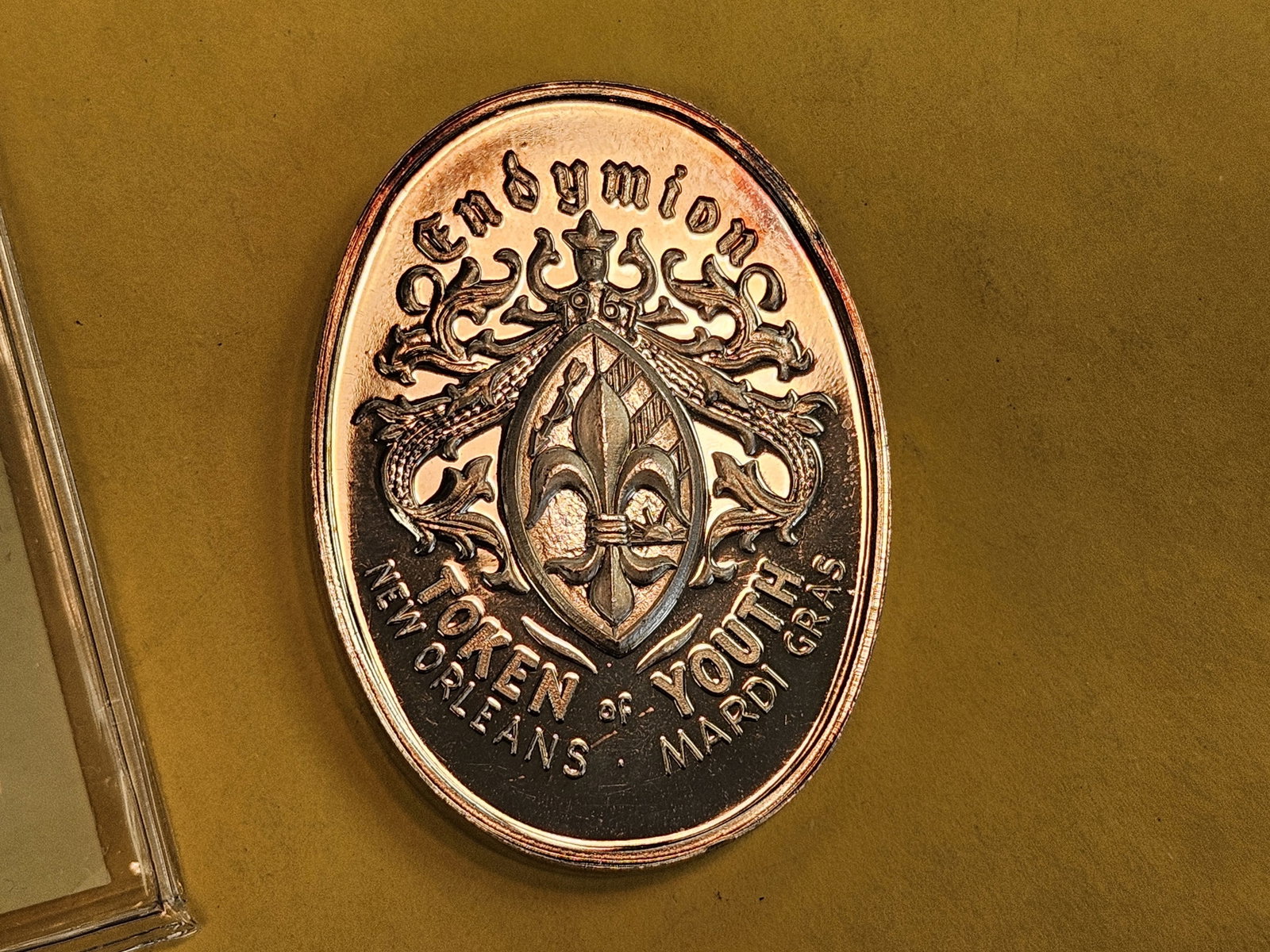 ** RARE ** New Orleans Mardi Gras SILVER Token! - 4