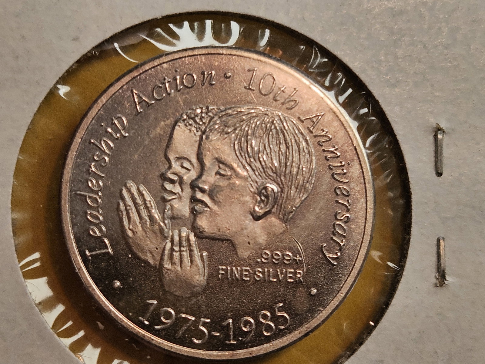 Gem Proof Deep Cameo Silver Reagan Medal - 3