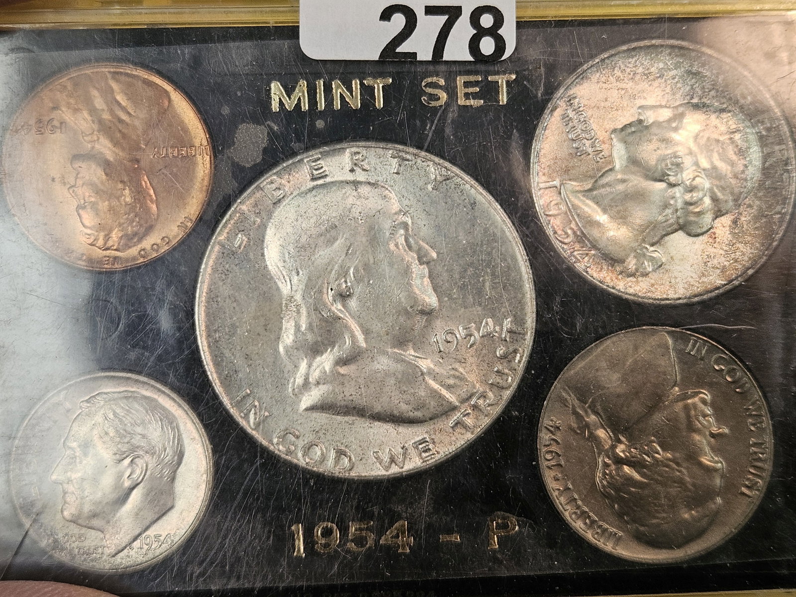 Choice to Very Choice Brilliant Uncirculated 1954 US Year Set - 2