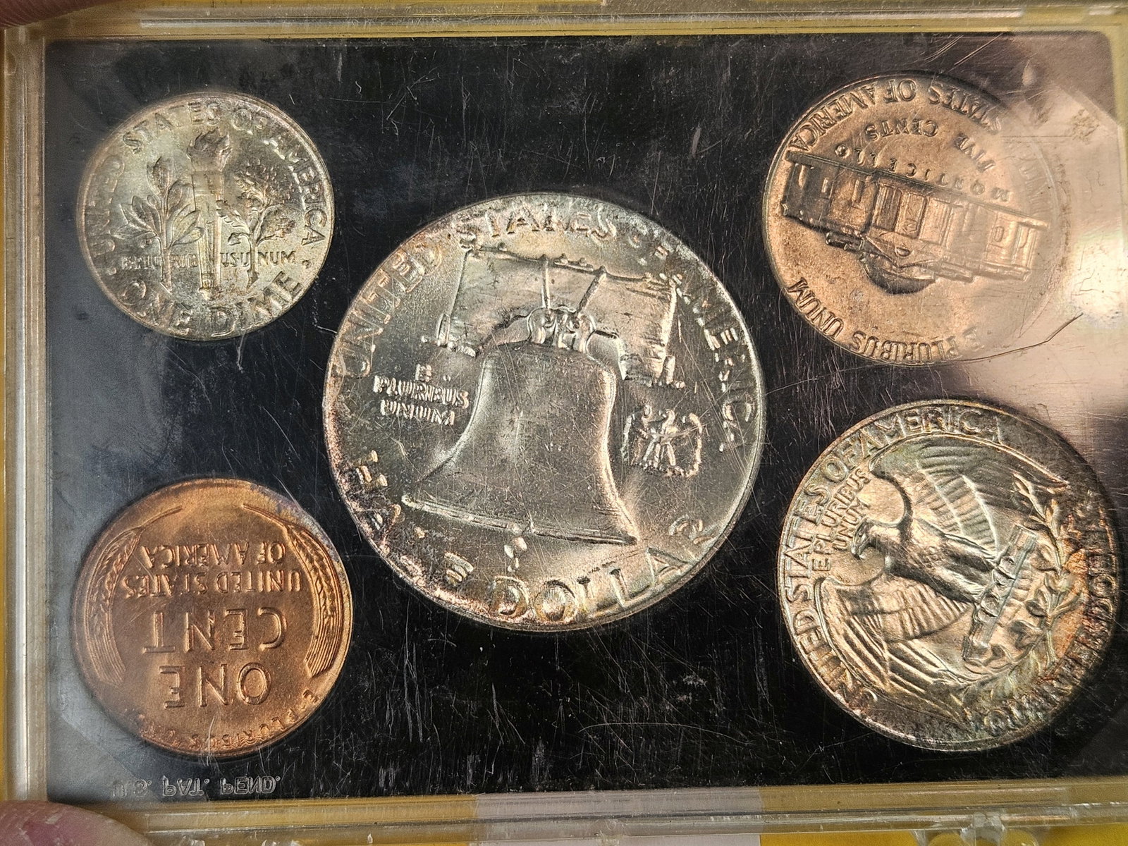 Choice to Very Choice Brilliant Uncirculated 1954 US Year Set - 3