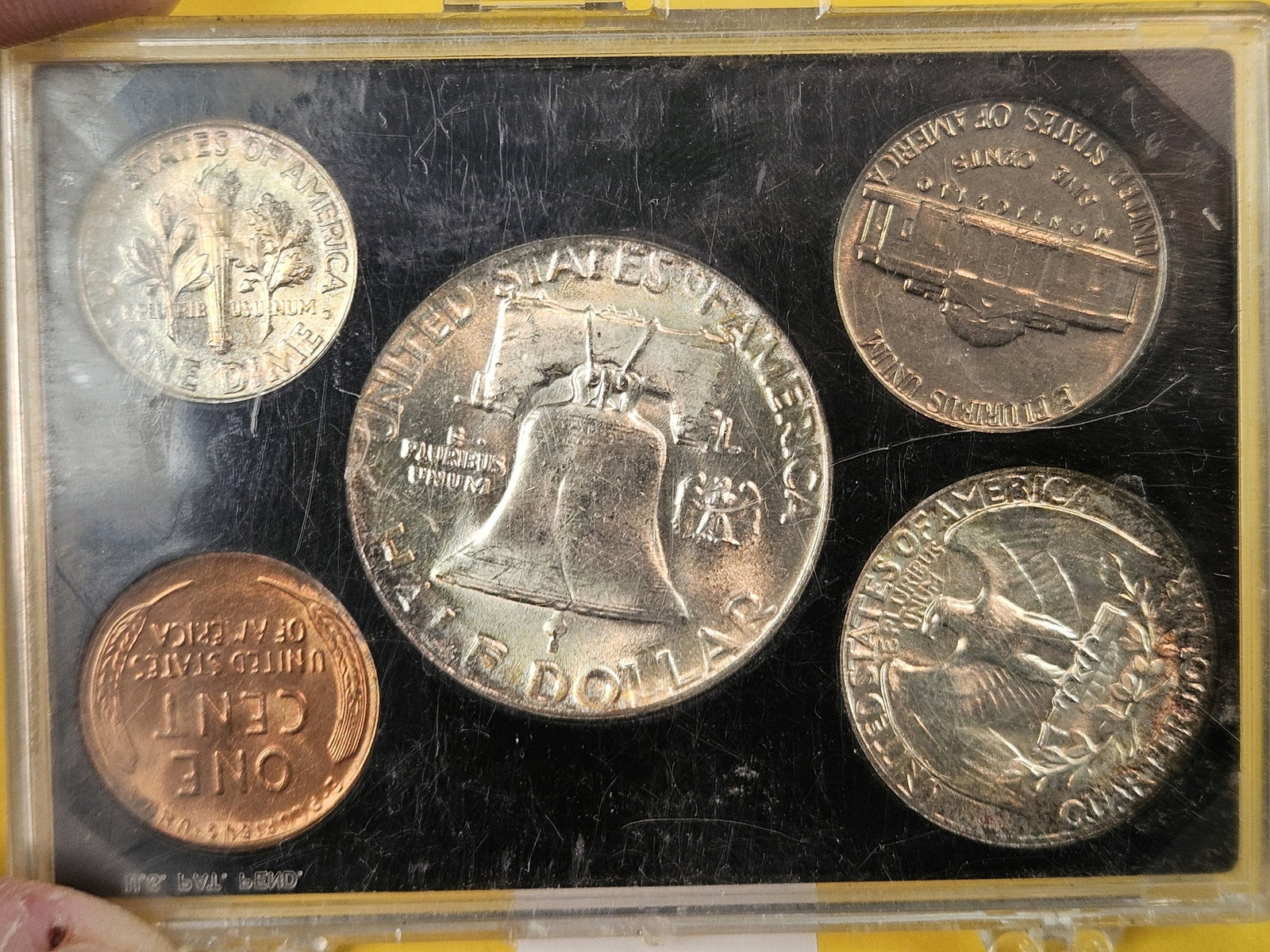 Choice to Very Choice Brilliant Uncirculated 1954 US Year Set - 4