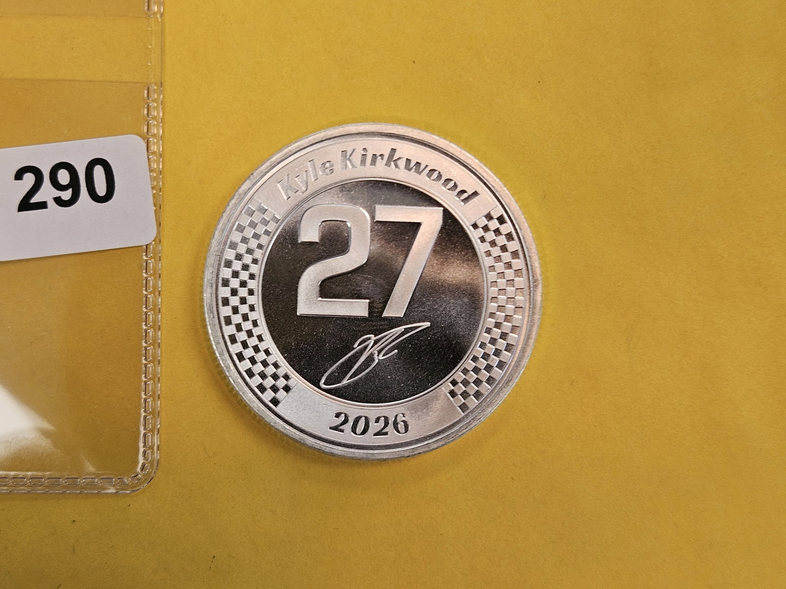 One Troy ounce .999 fine silver art round - 2