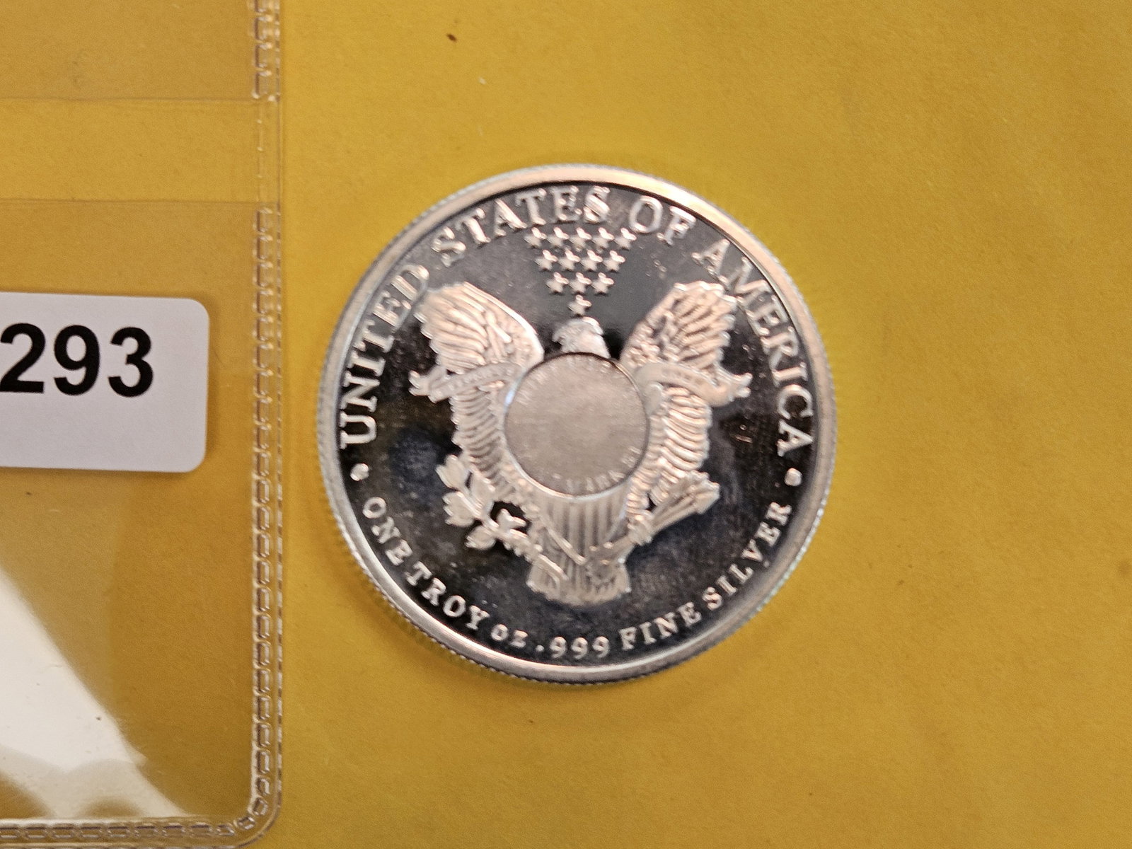 One Troy ounce .999 fine silver art round - 2