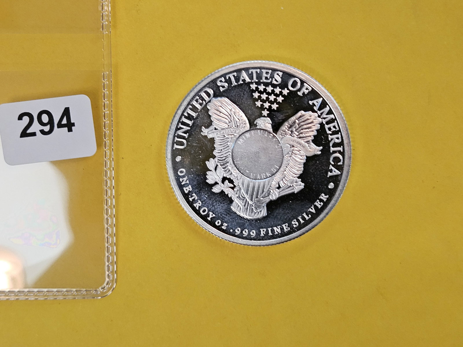 One Troy ounce .999 fine silver art round - 2