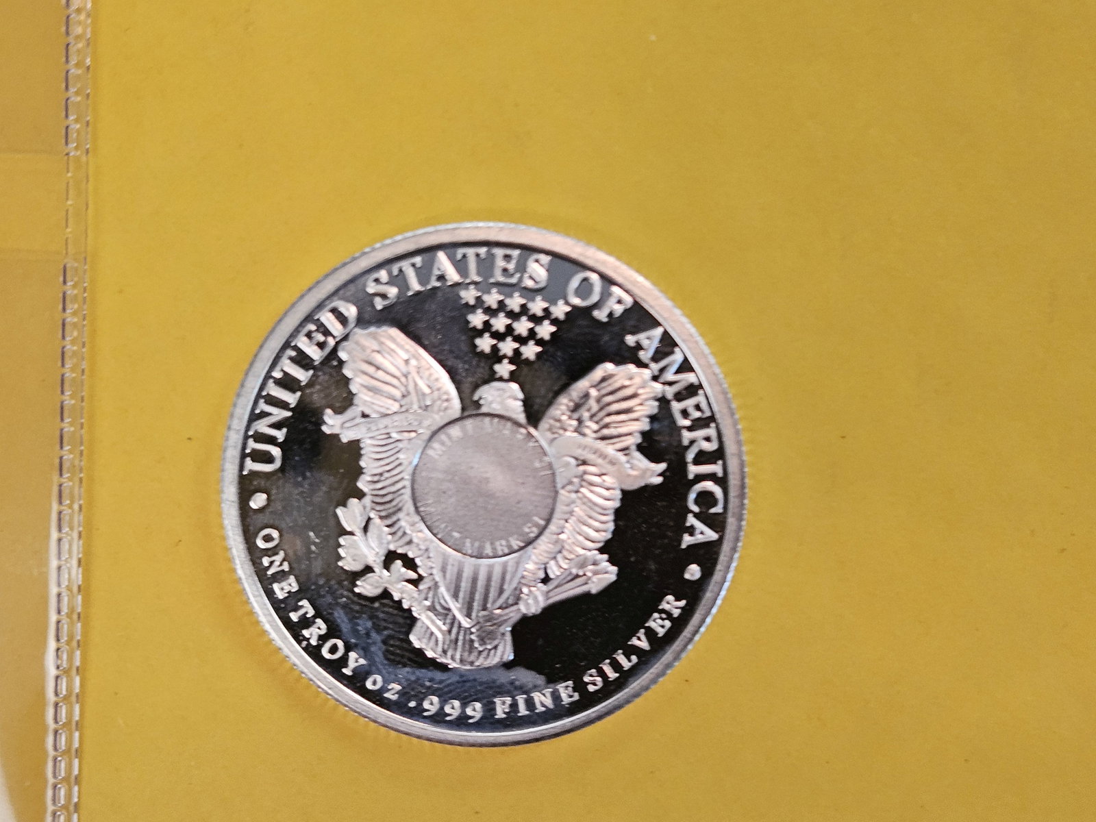 One Troy ounce .999 fine silver art round - 2