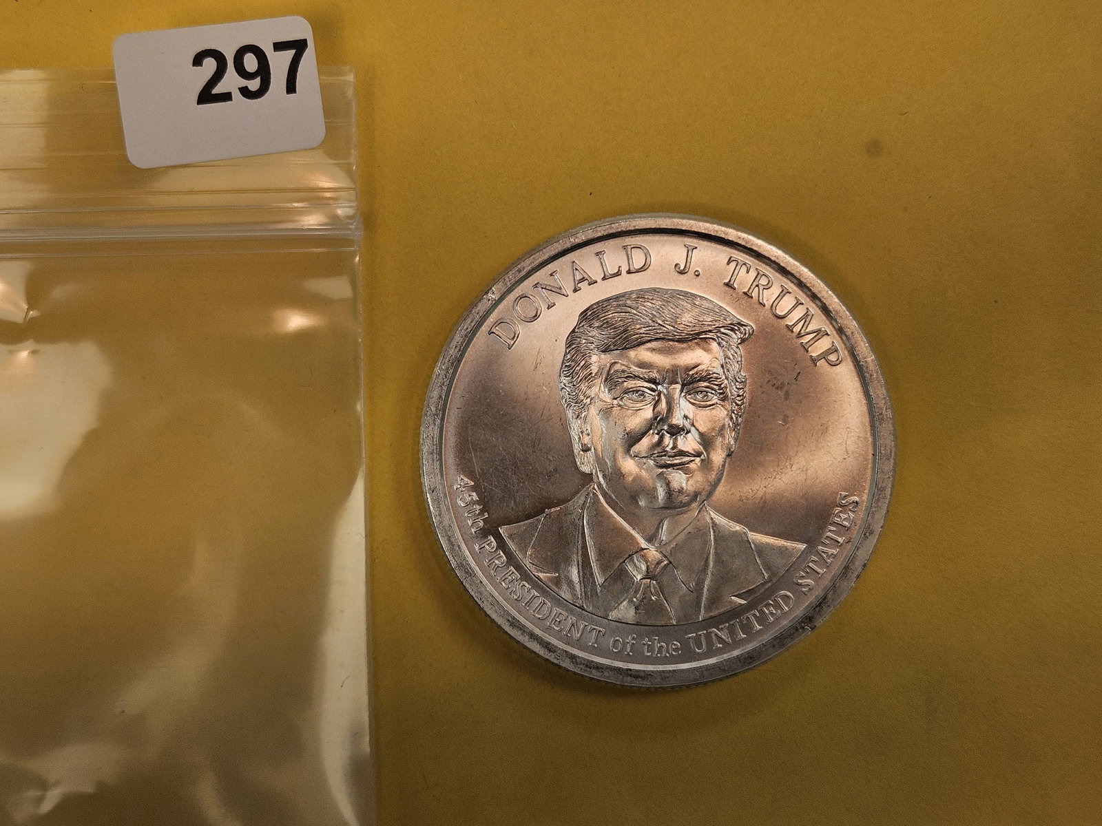 TWO Troy ounce .999 fine silver art round (1 of 2)