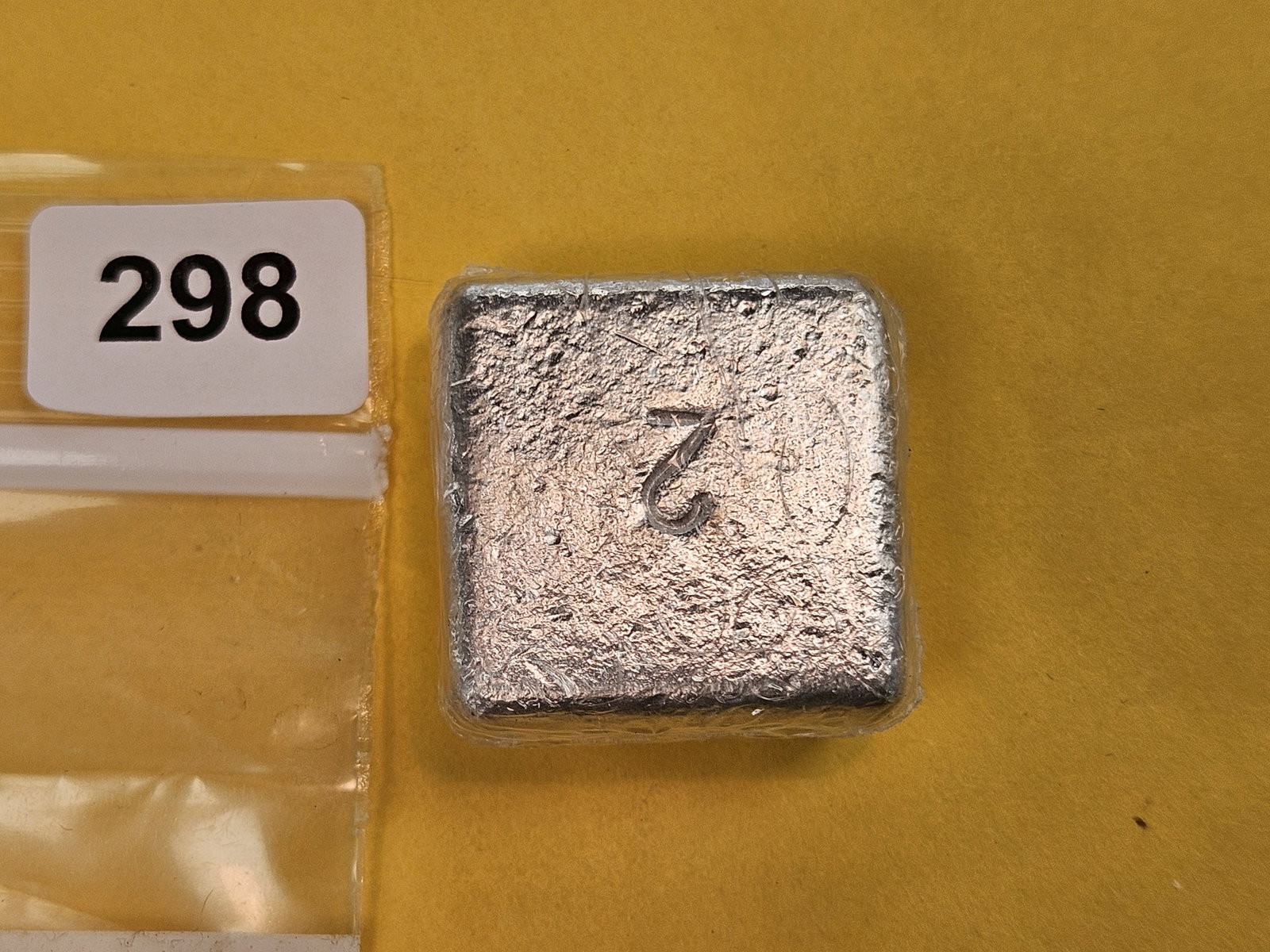 TWO Troy ounce .999 fine silver square - 3