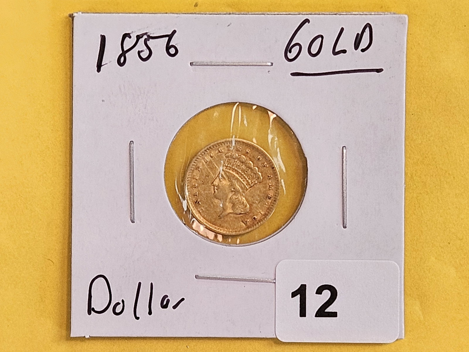 GOLD! 1856 Gold Dollar - 2