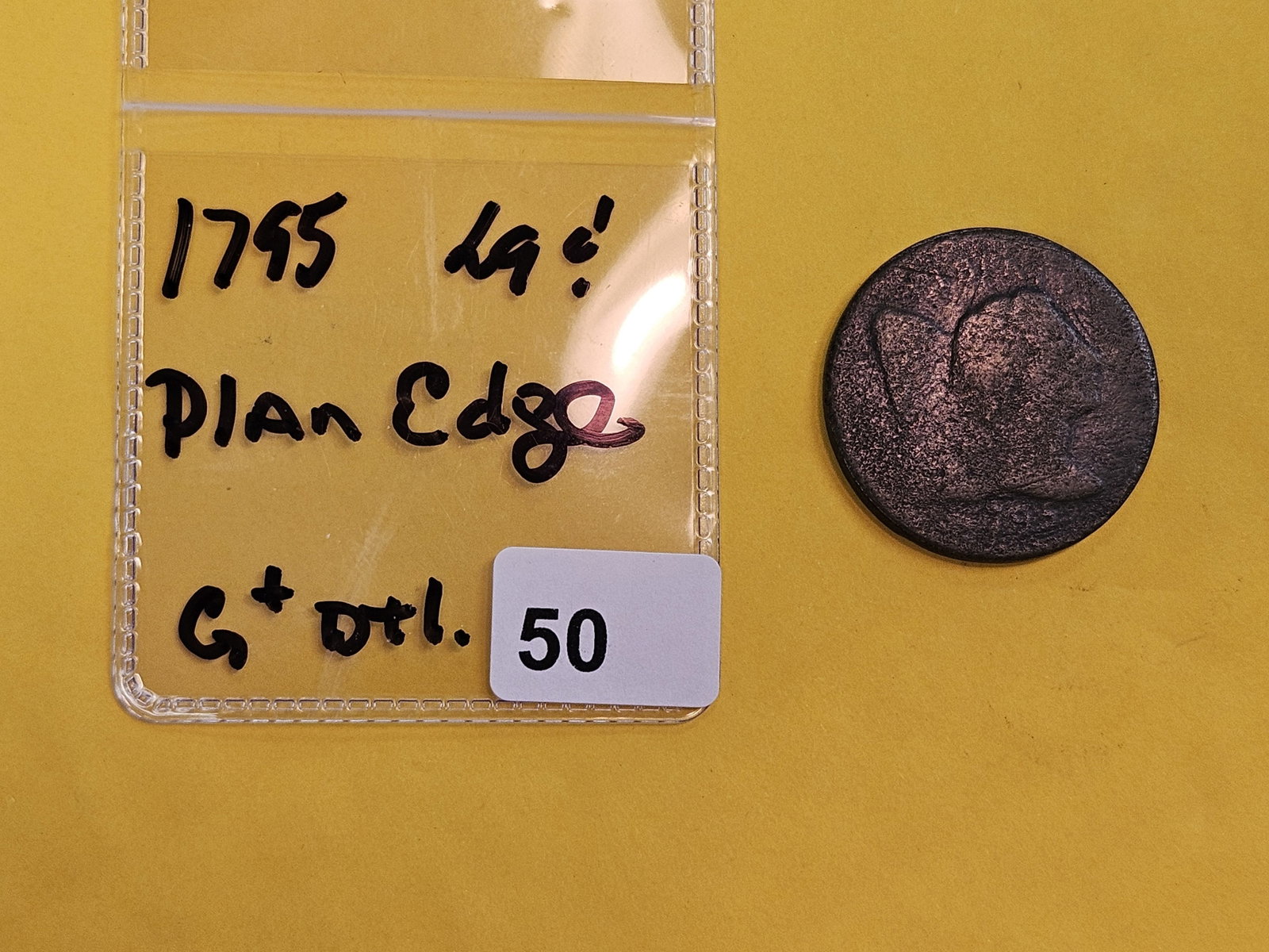 1795 Liberty Cap Large Cent in Good plus - details - 2
