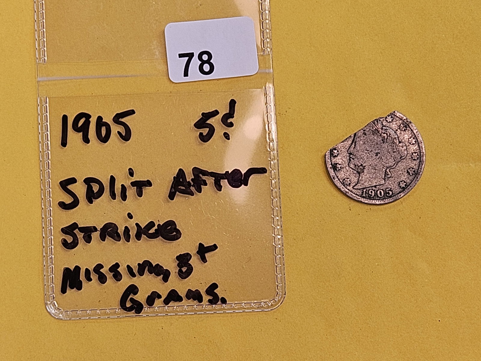 COOL MINT ERROR! 1905 Liberty "V" Nickel - 2