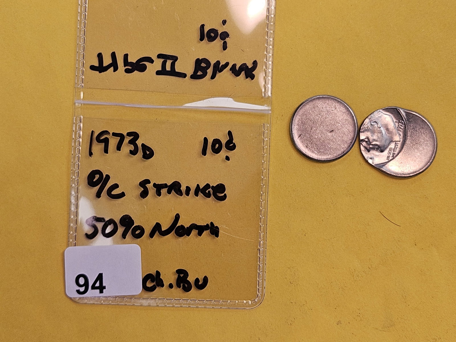 MINT ERRORS! Two Brilliant Uncirculated Dimes - 2