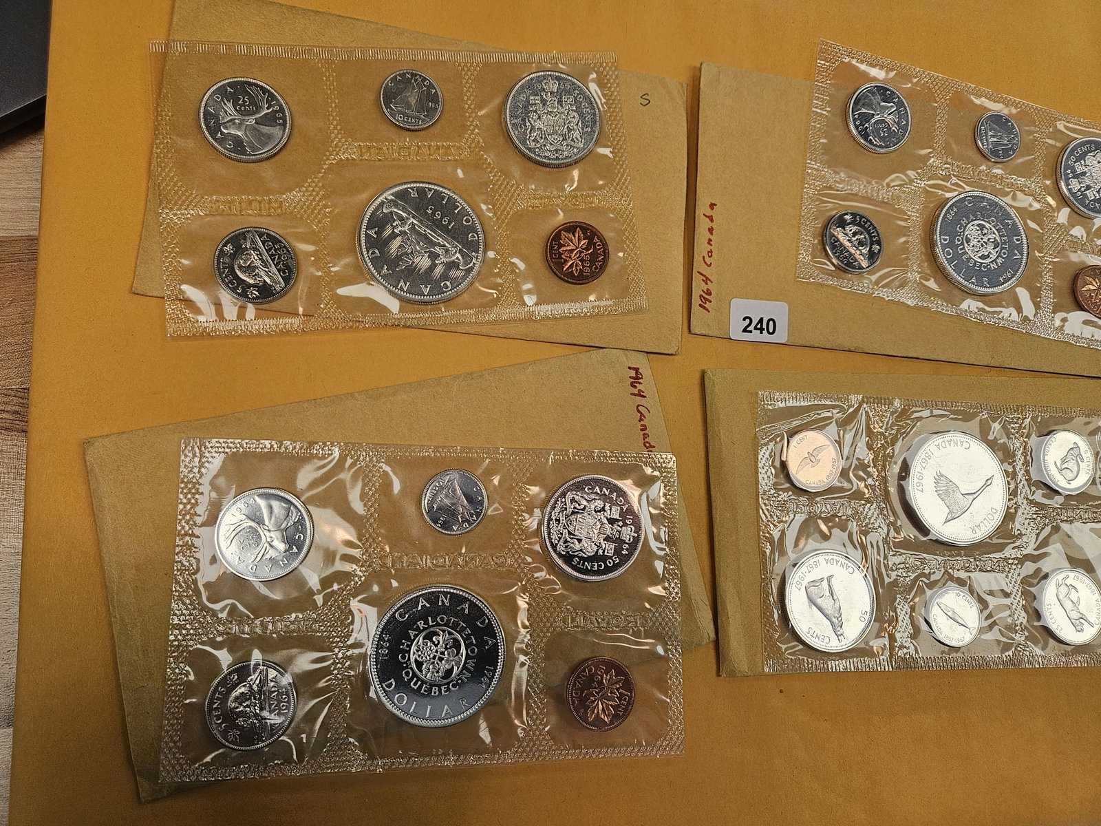 Four GEM Canada Silver Prooflike Coin Sets - 2