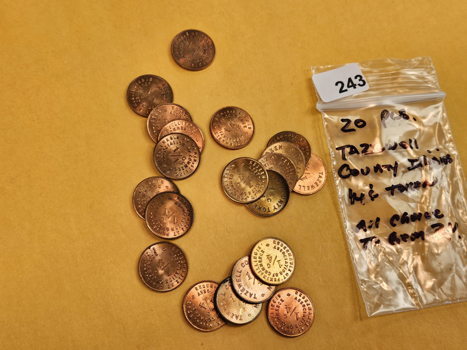 Twenty Choice to GEM Brilliant Uncirculated RED Tokens - 2