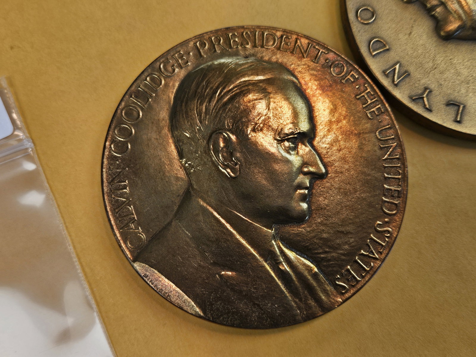 Two Large, Bronze, US Mint Medals - 2